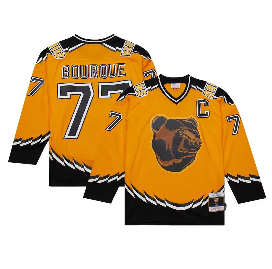 Boston Bruins Ray Bourque Mitchell & Ness 1996/97 Captain Patch Jersey