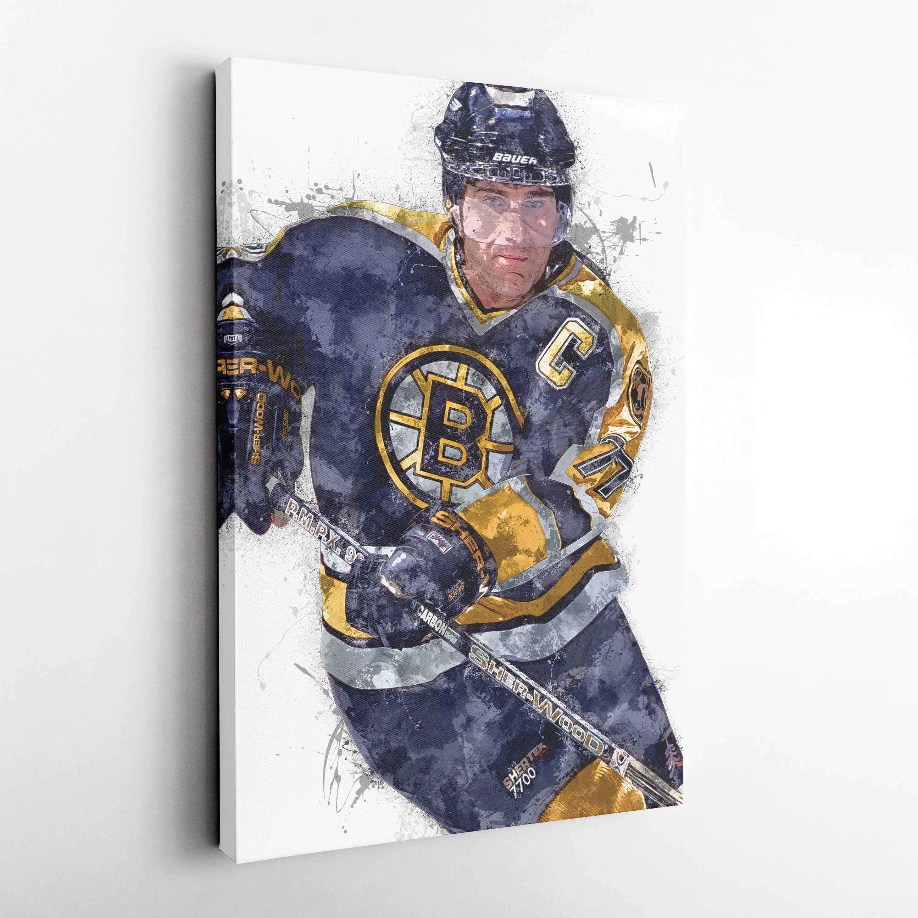 Boston Bruins Ray Bourque Canvas Wall Decor - Image 5