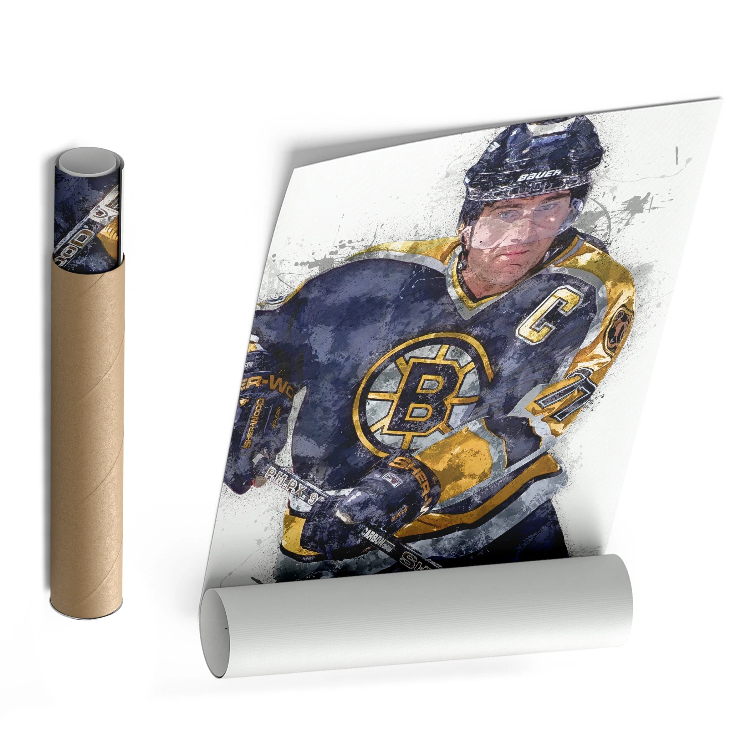 Boston Bruins Ray Bourque Canvas Wall Decor - Image 8