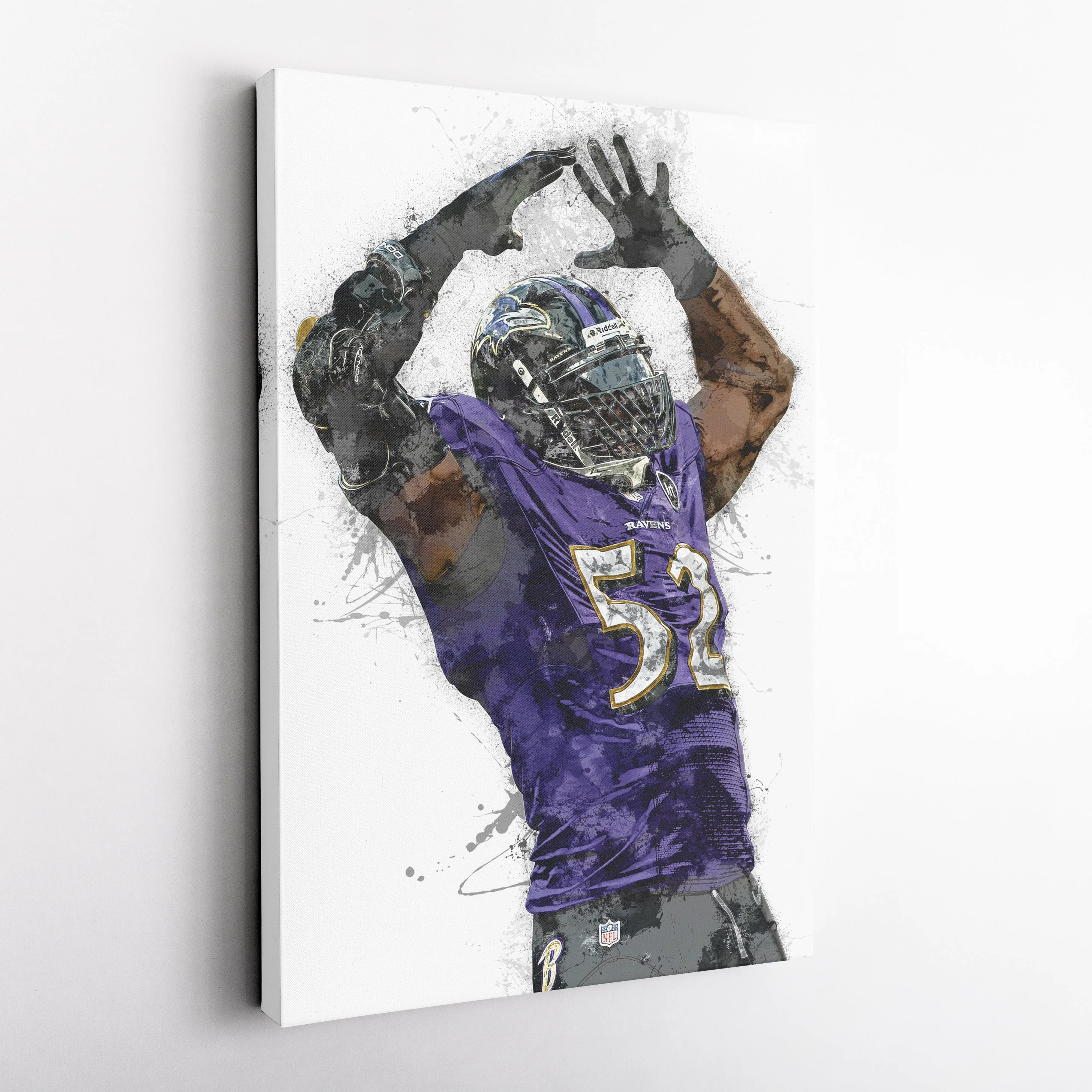 Ray Lewis Wall Art - Baltimore Ravens NFL Wall Decor - Image 5