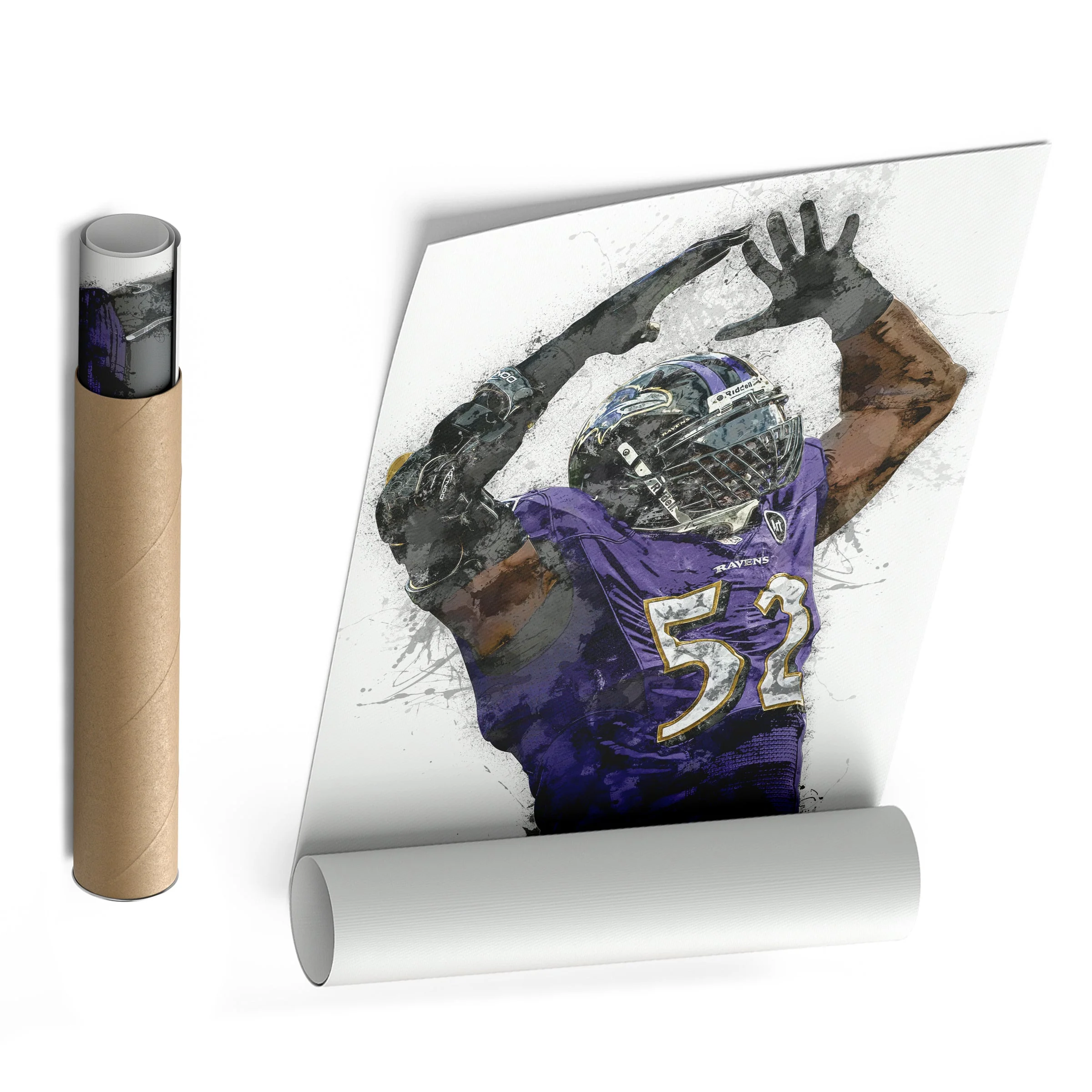 Ray Lewis Wall Art - Baltimore Ravens NFL Wall Decor - Image 8