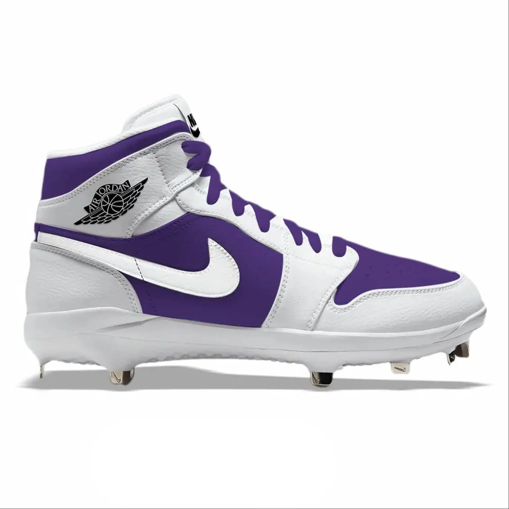 "Reverse Court Purple" Jordan 1 Retro Cleats