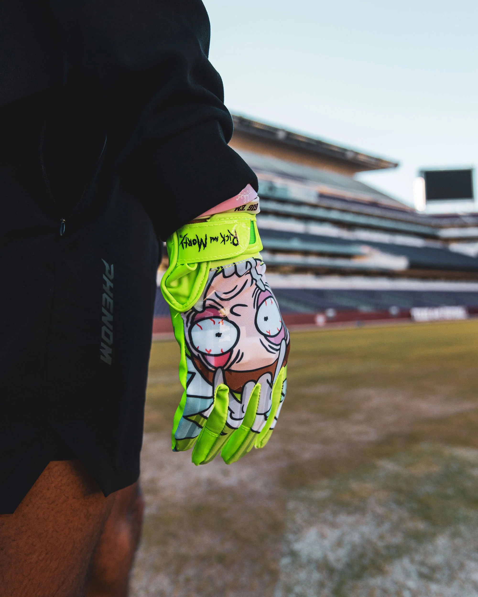 Rick and Morty Football Gloves - VPS1 by Phenom Elite - Image 10