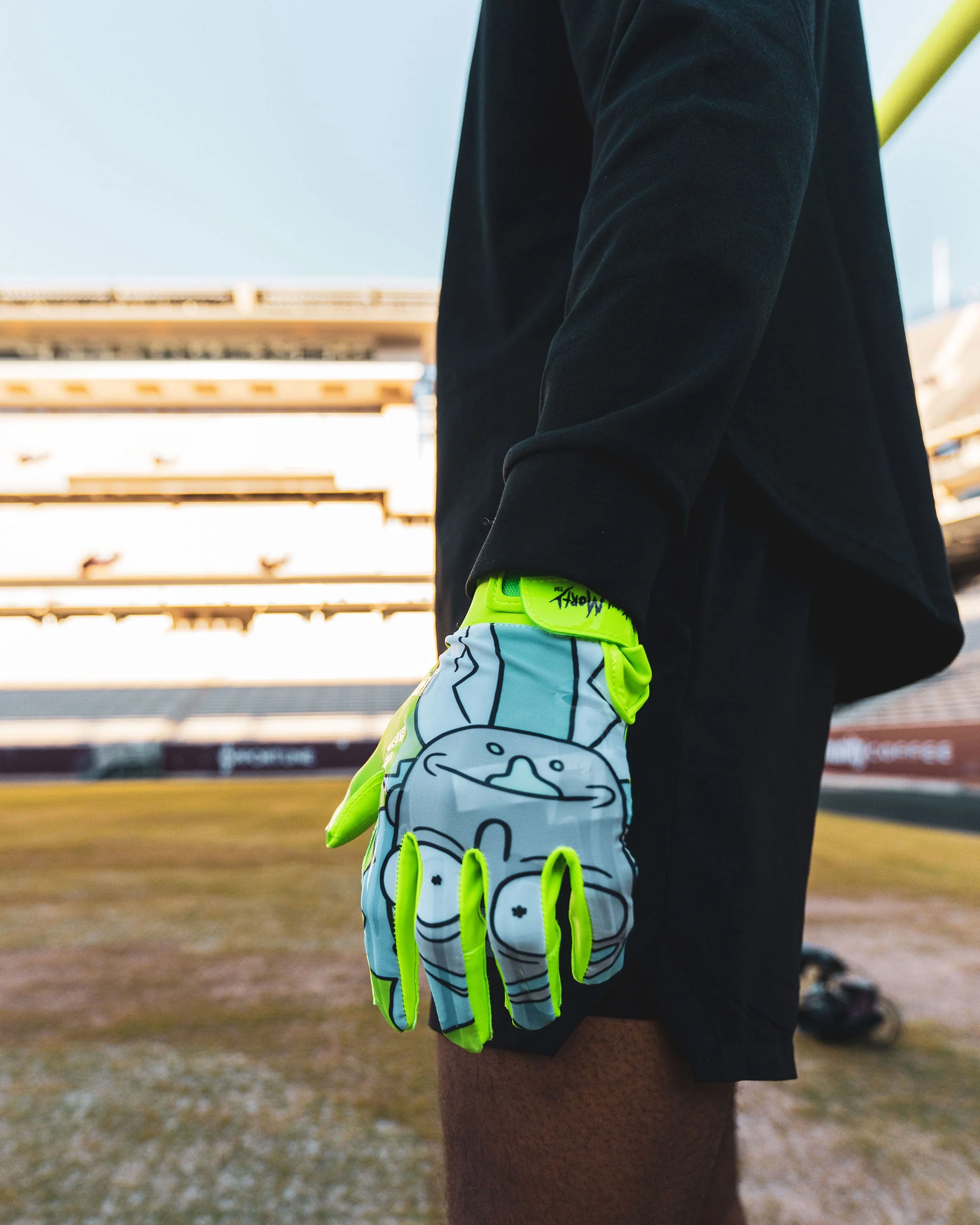 Rick and Morty Football Gloves - VPS1 by Phenom Elite - Image 11