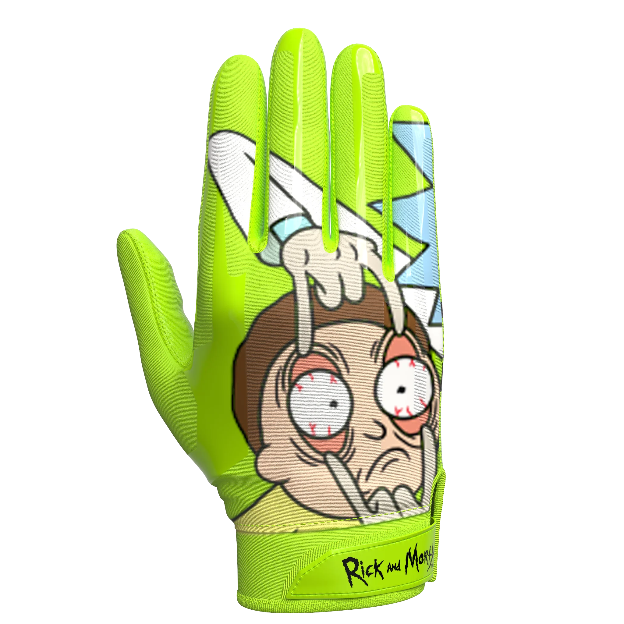 Rick and Morty Football Gloves - VPS1 by Phenom Elite - Image 3