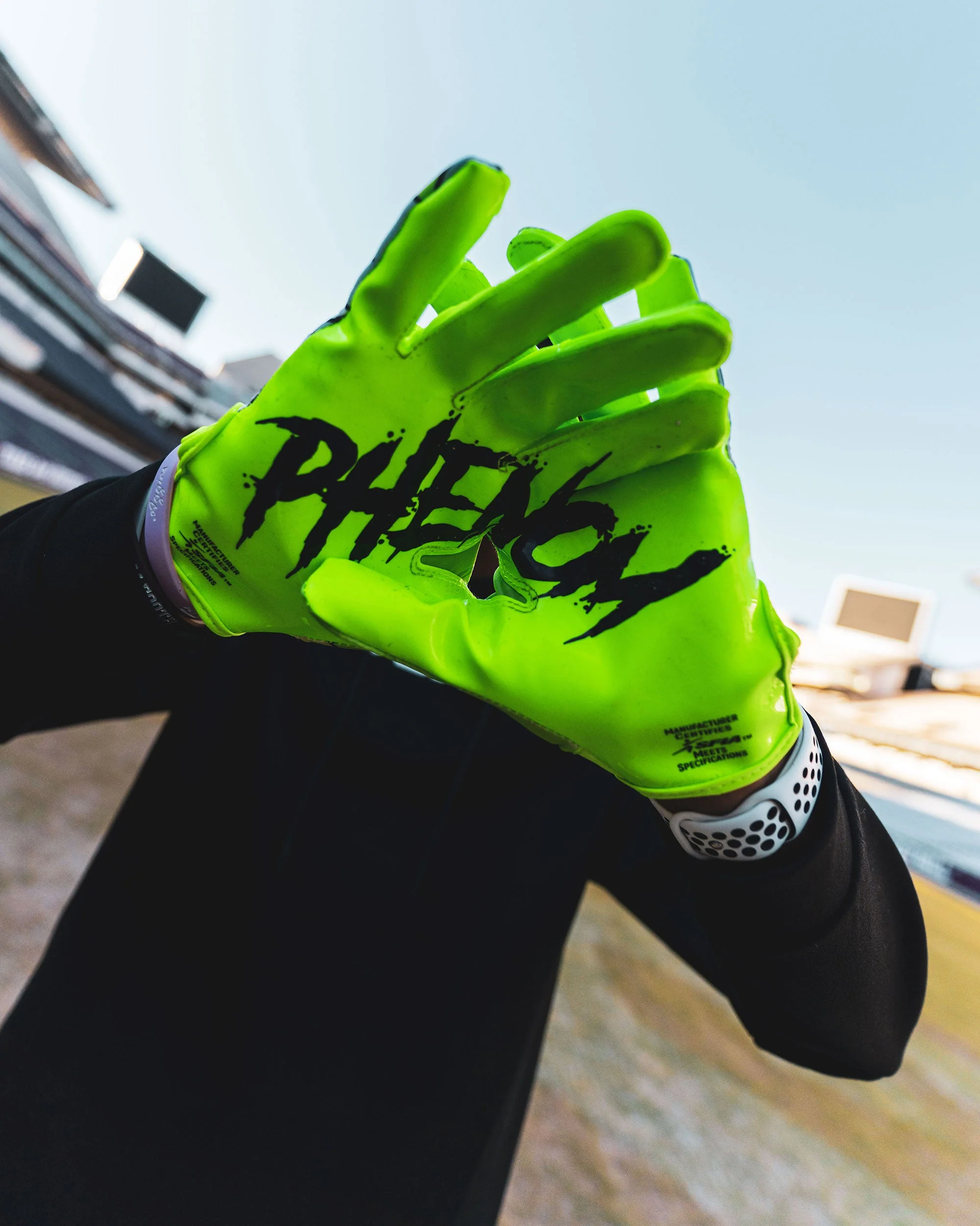 Rick and Morty Football Gloves - VPS1 by Phenom Elite - Image 6