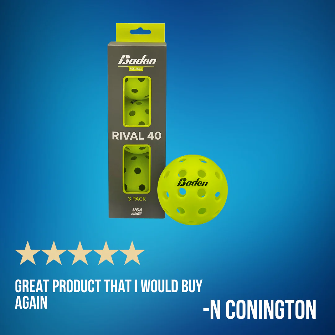 Rival 40 Pickleball Balls 3-Pack - Image 4