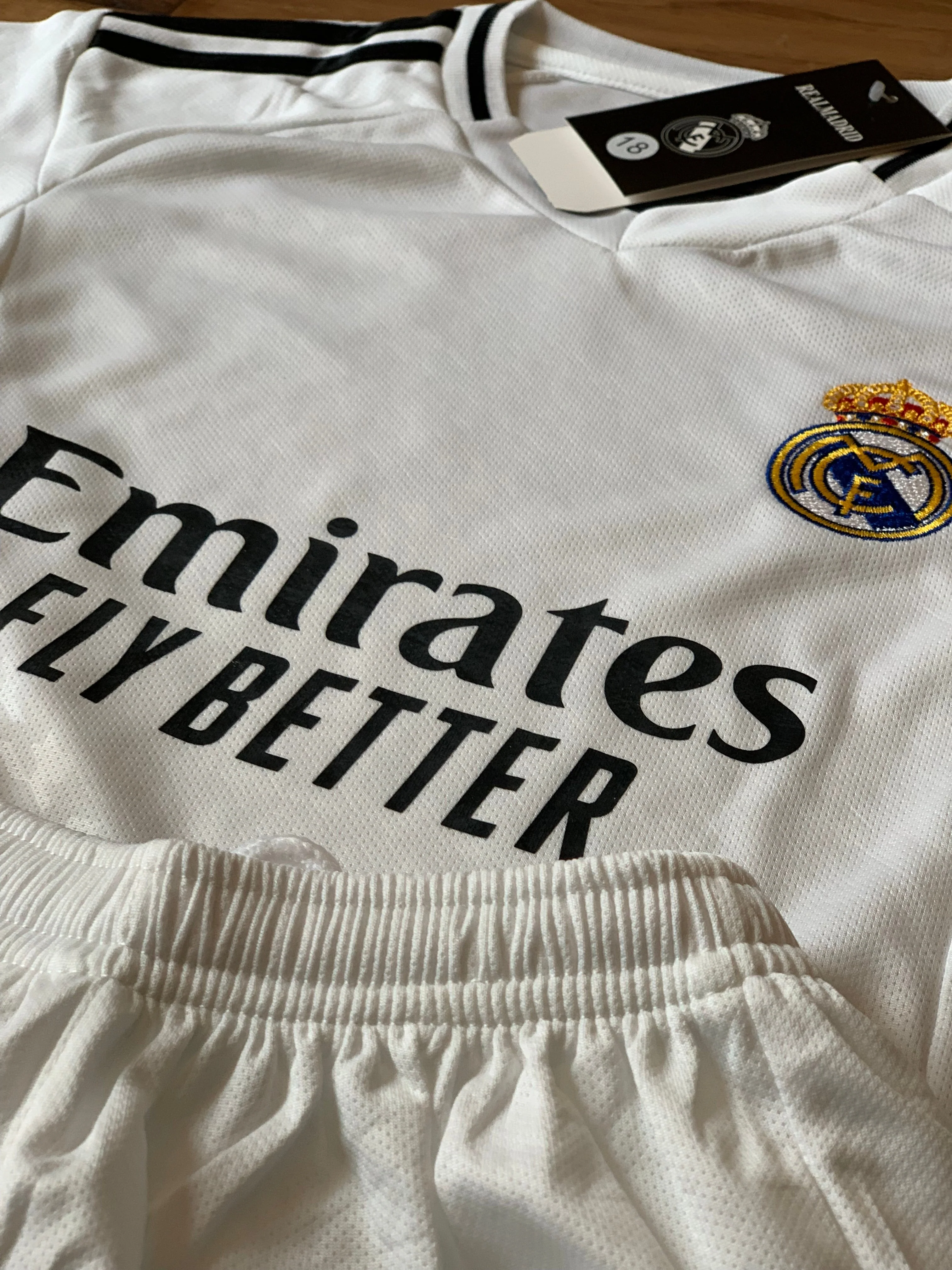 Ronaldo 7 White Kids Soccer Jersey Real Madrid Youth Toddler Sizes - Image 5
