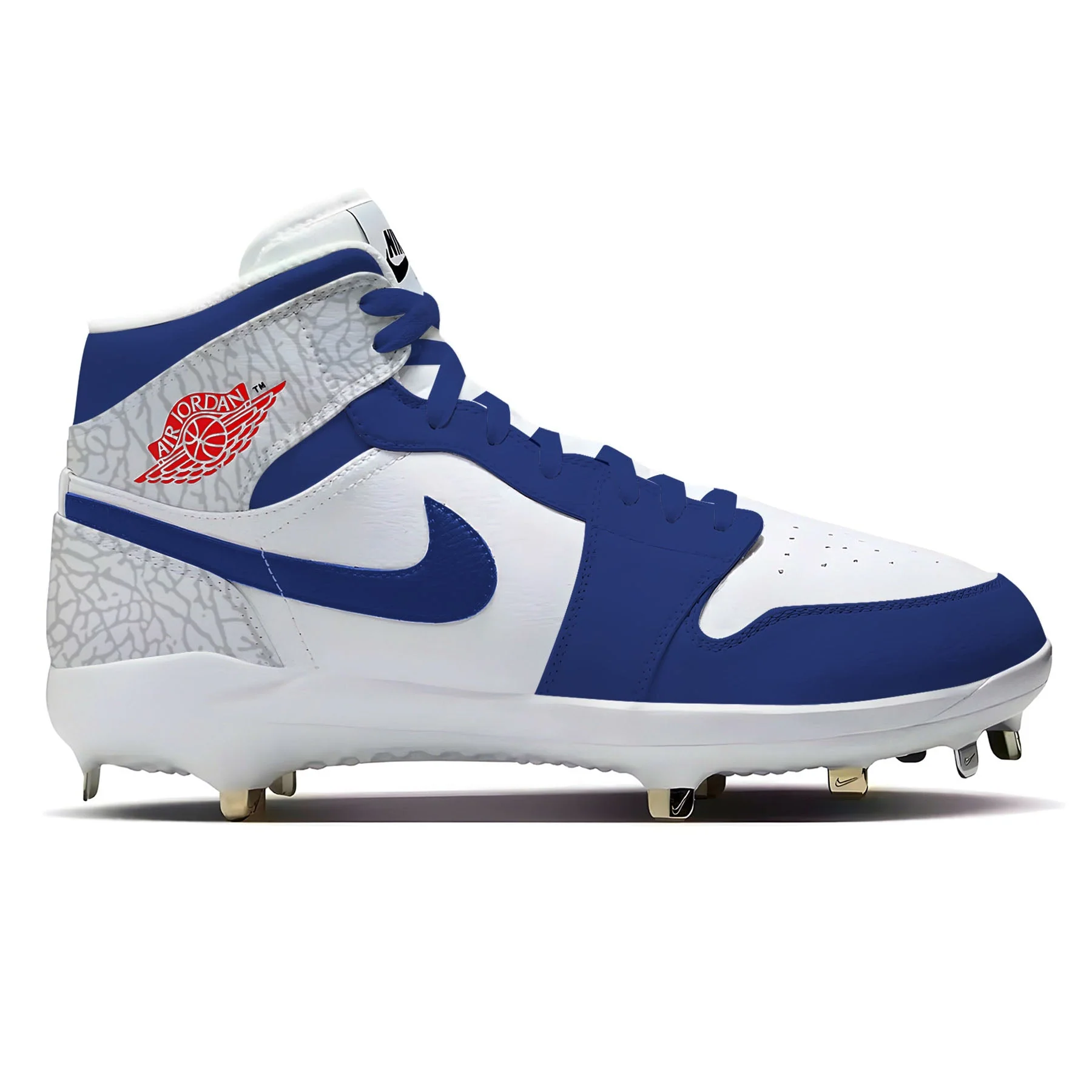 "Royal Elephant" Jordan 1 Retro Cleats
