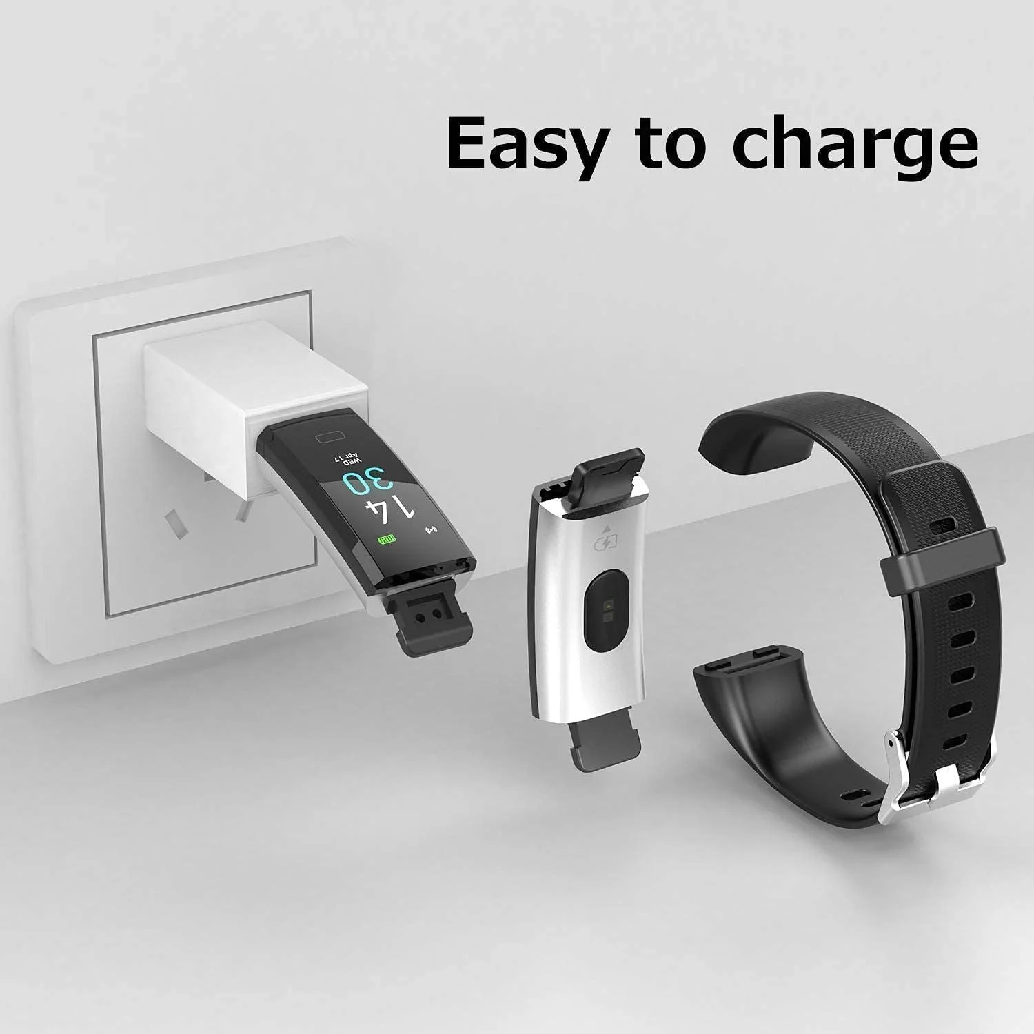 S5 Fitness Tracker Smart Watch Sports Watch Bracelet blood pressure fitness heart rate meter step temperature waterproof sports bracelet - Image 3