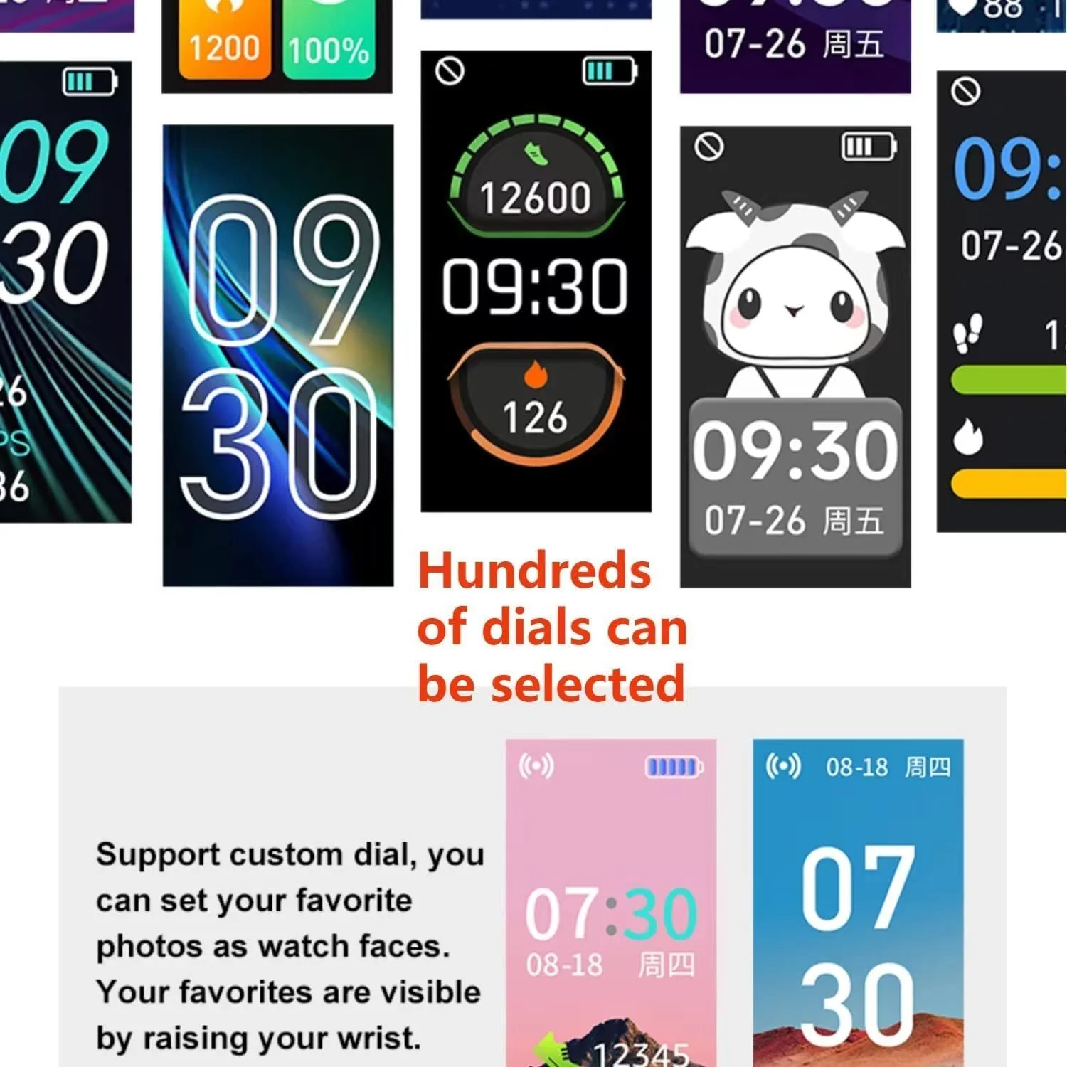 S5 Fitness Tracker Smart Watch Sports Watch Bracelet blood pressure fitness heart rate meter step temperature waterproof sports bracelet - Image 5