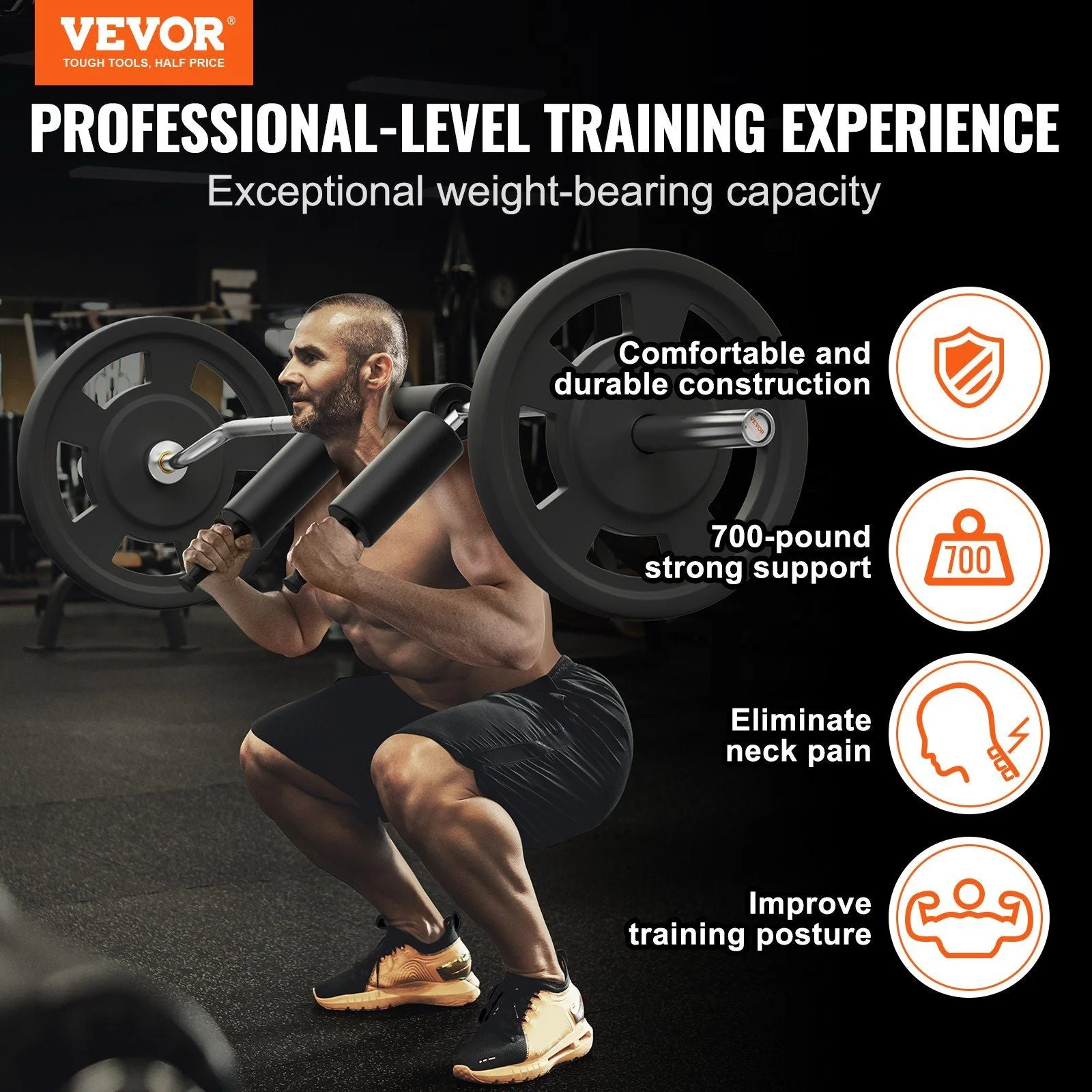 700 LBS Safety Squat Bar - Image 2
