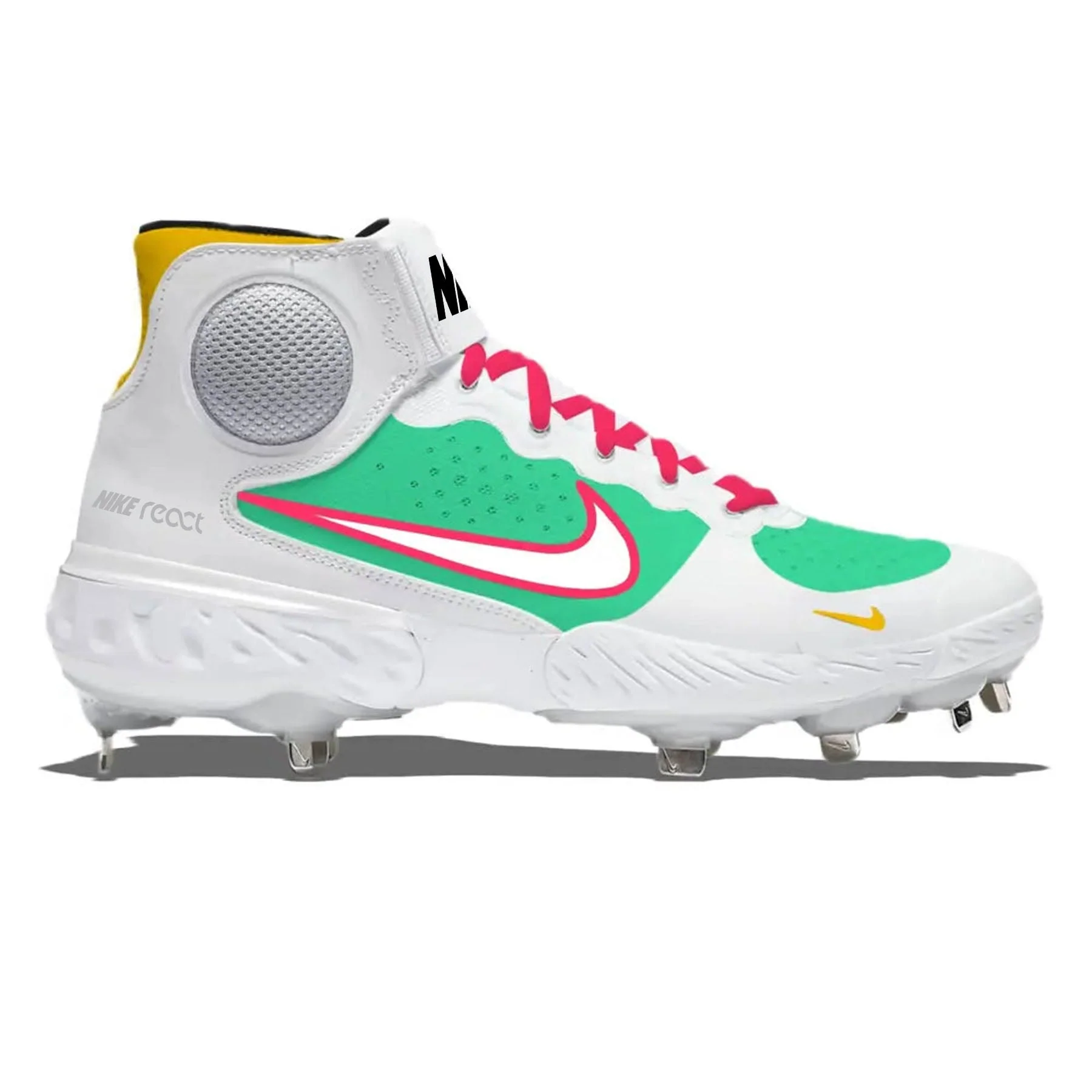 "San Diego Alternate" Nike Alpha Huarache Elite 3 Mid Cleats