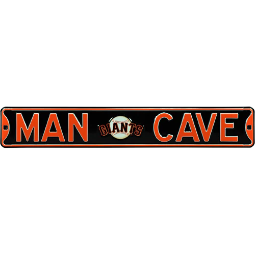 San Francisco Giants "MAN CAVE" Authentic Street Sign