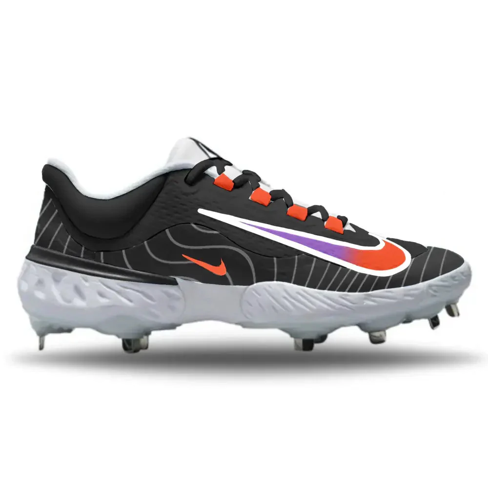 "San Francisco Nights" Nike Alpha Huarache Elite 4 Low Cleats