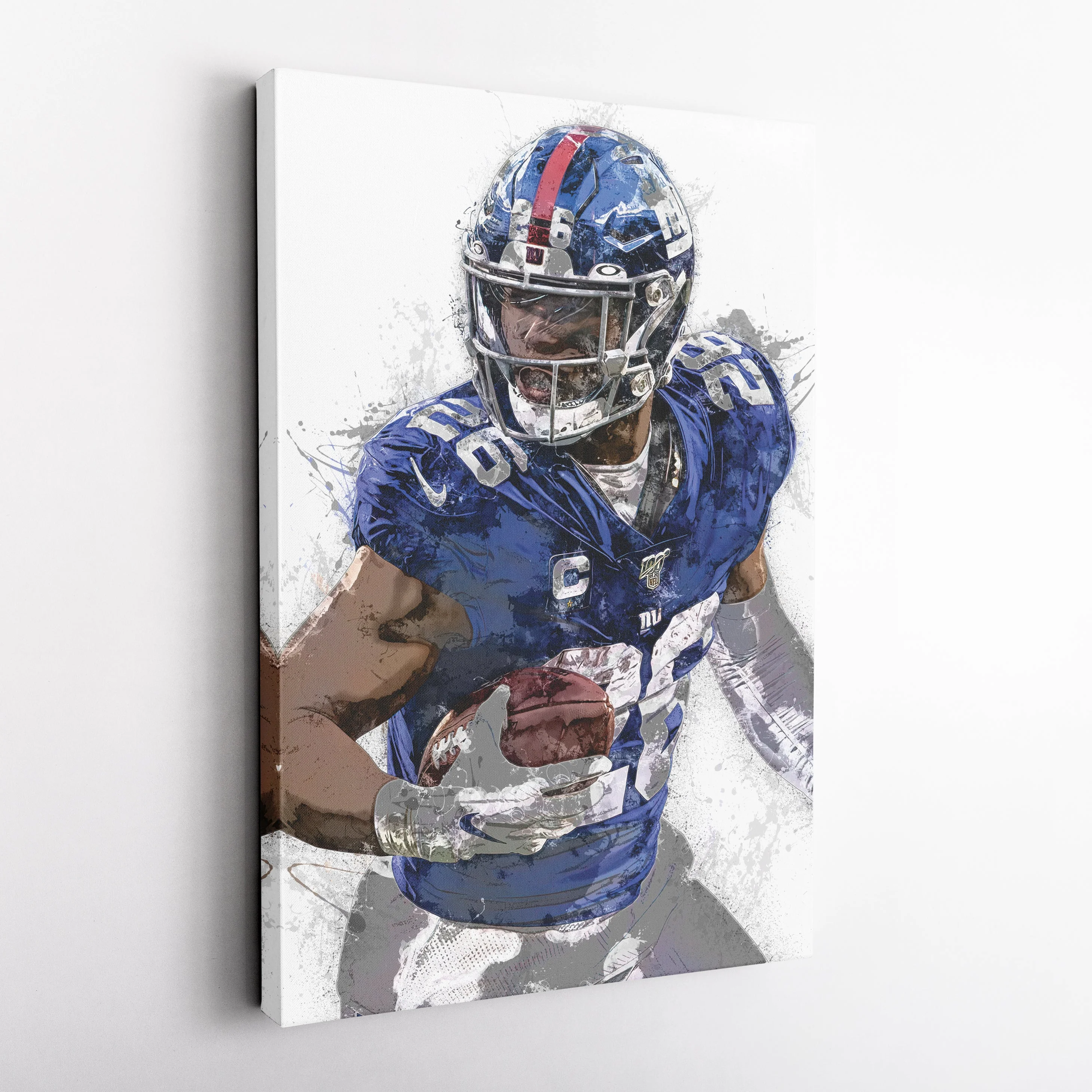 New York Giants Saquon Barkley Canvas Wall Decor - Image 5