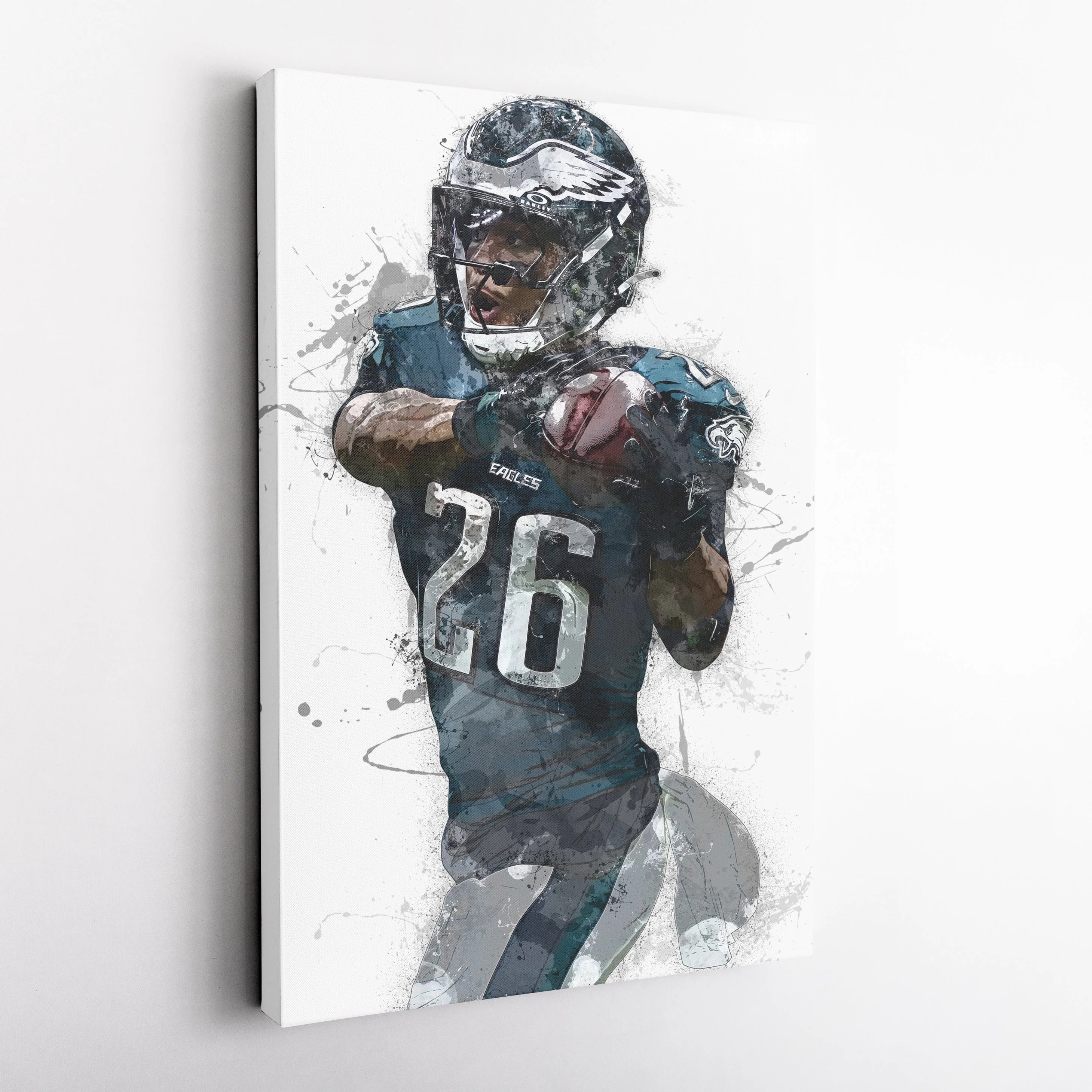 Philadelphia Eagles Saquon Barkley Canvas Wall Decor - Image 5