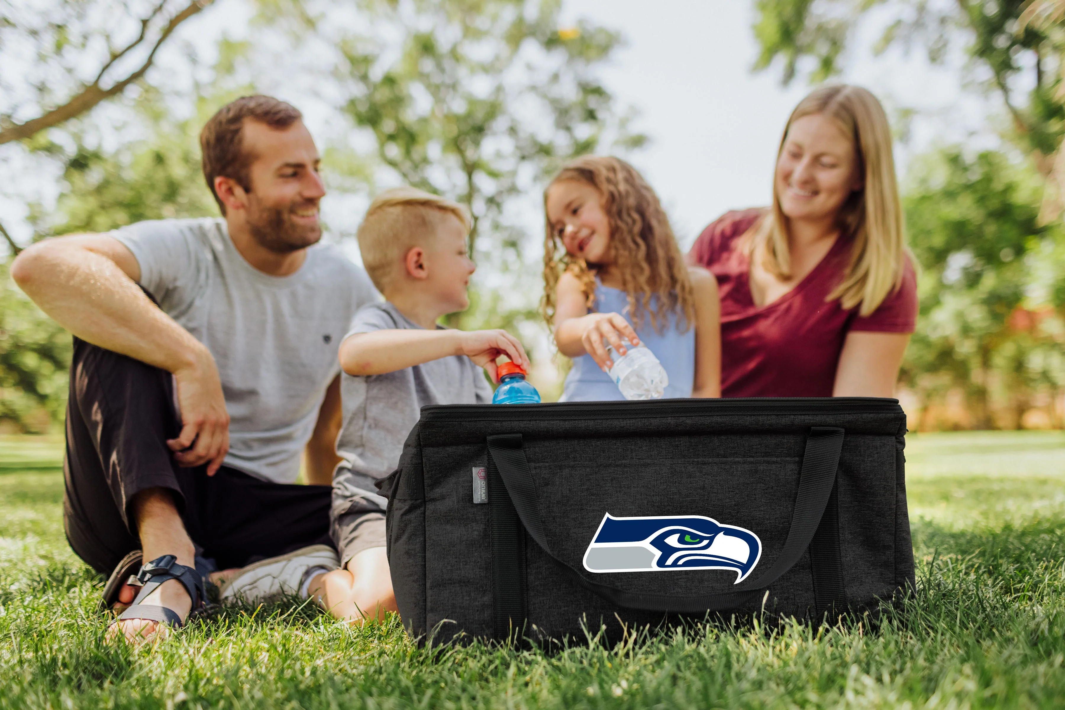 Seattle Seahawks 64 Can Collapsible Cooler - Image 2