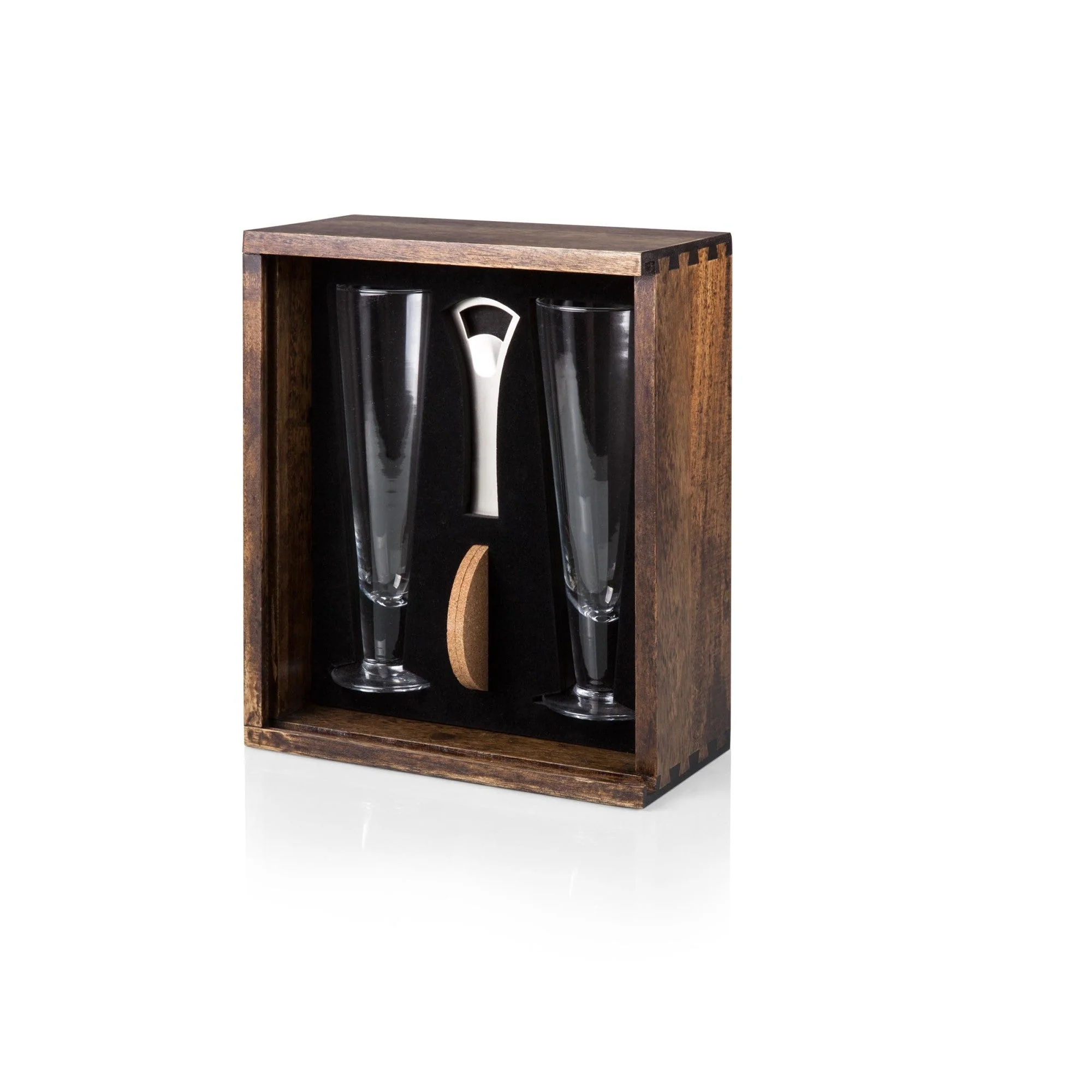 Seattle Seahawks Pilsner Beer Glass Gift Set - Image 3
