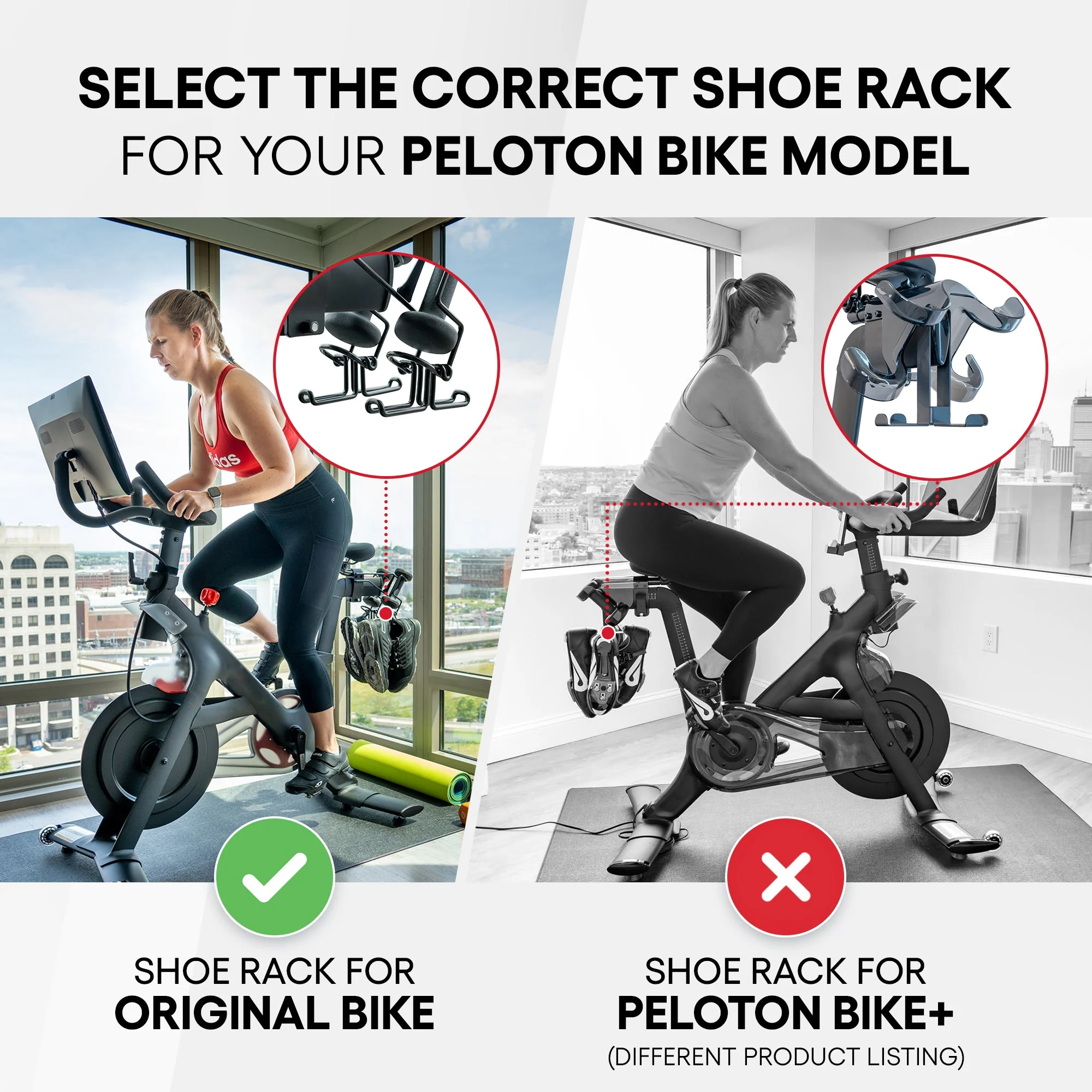 Shoe Rack for Original Peloton (Pair) - Image 2