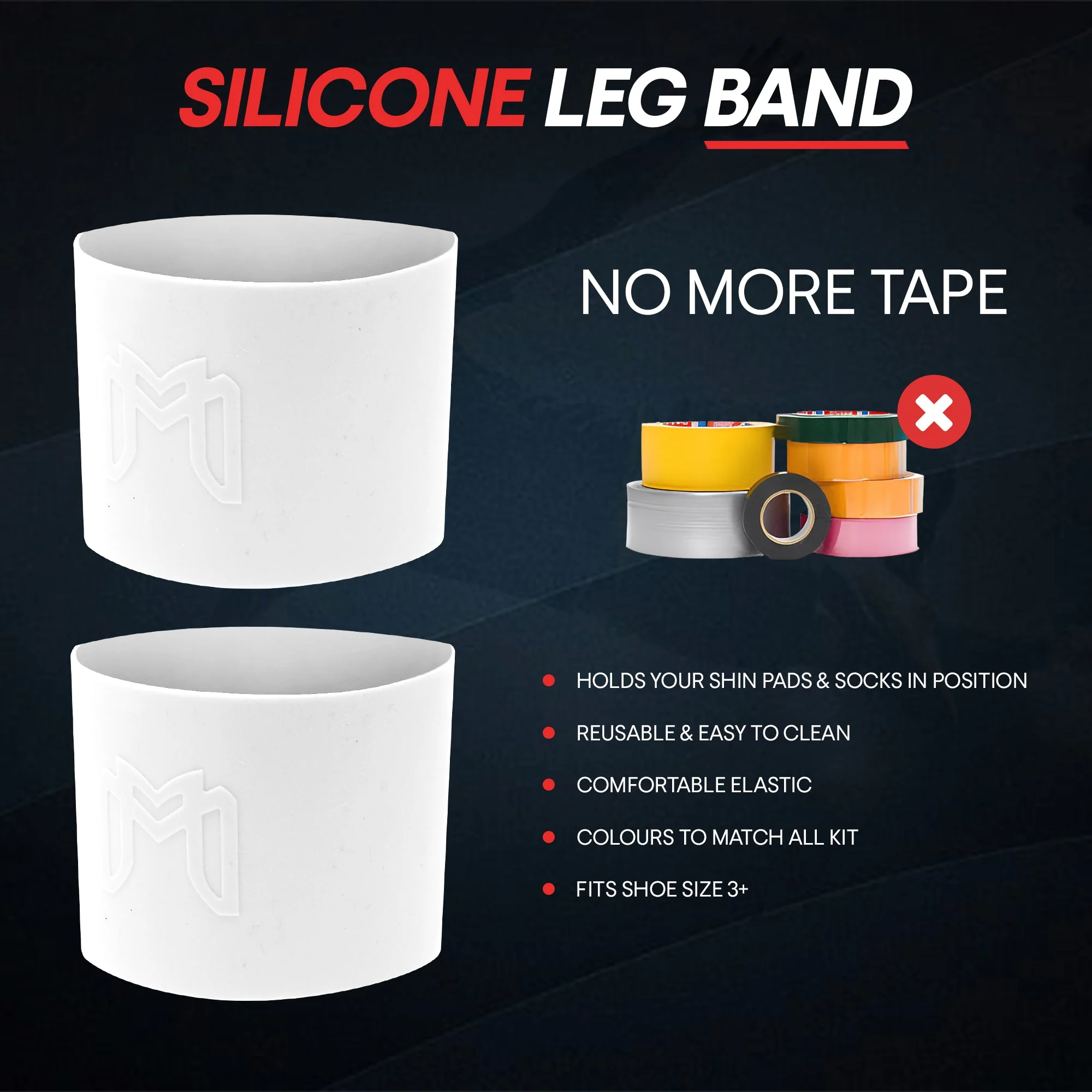 Silicone Shin Guard Holder Bands - Image 4