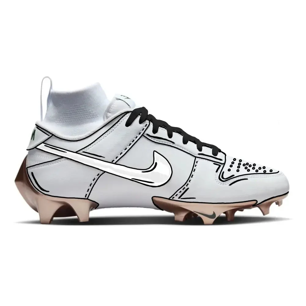 "Sketch" Nike Vapor Edge Dunk Cleats