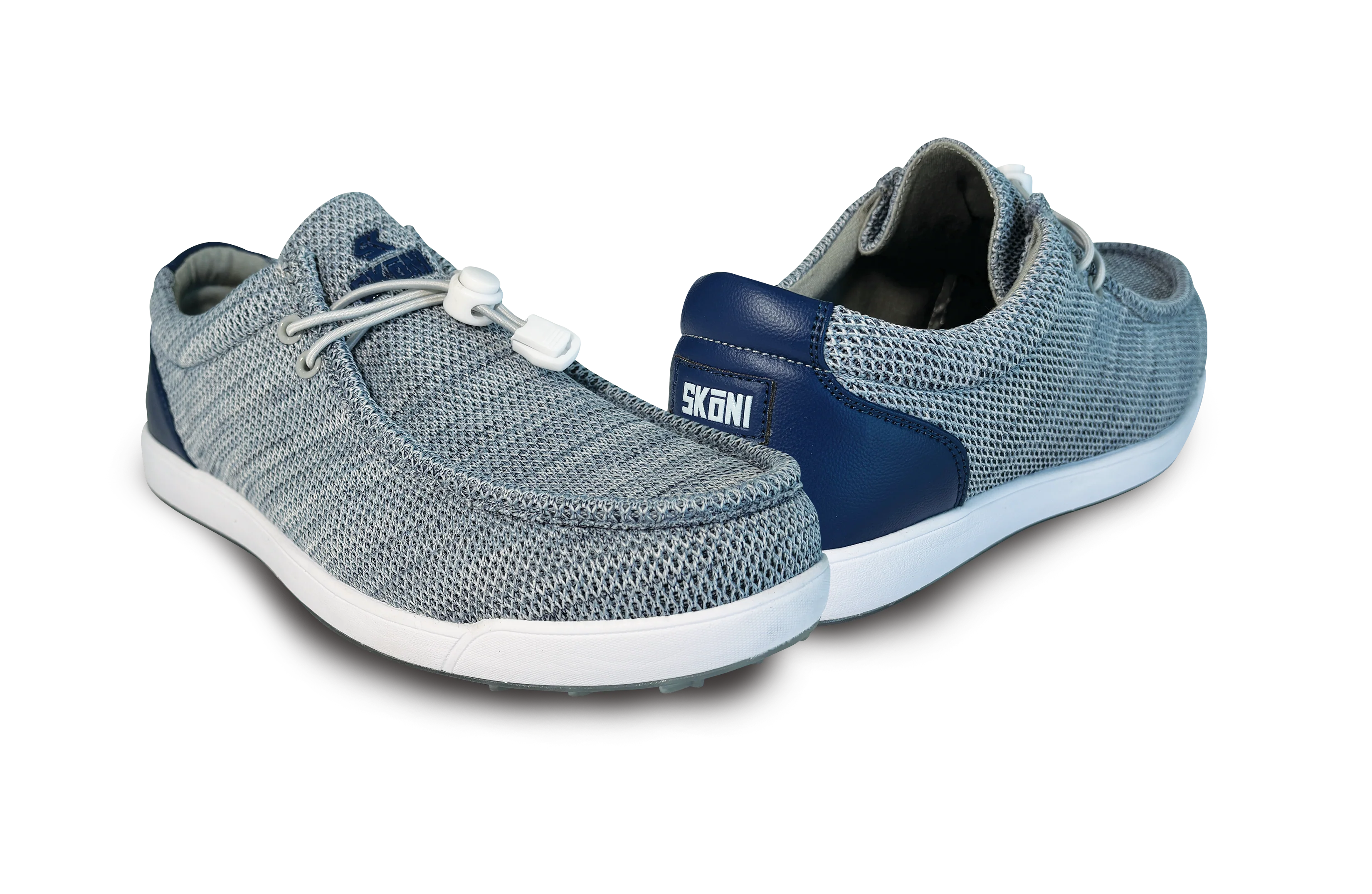 SKŌNI Men's Golf Shoe Waterproof in Grey/Navy - Image 2