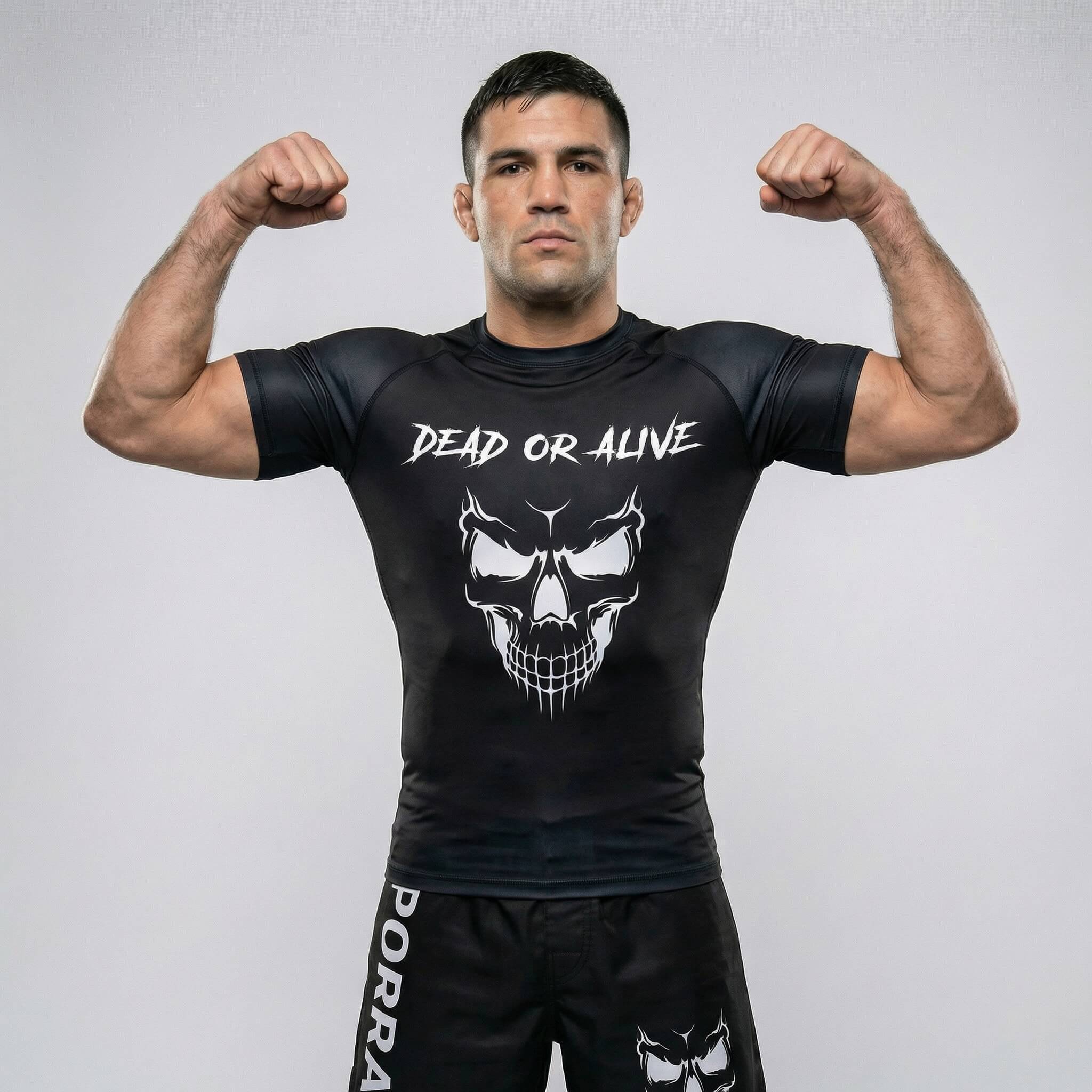 Skull Short Sleeve Rash Guard - Image 2