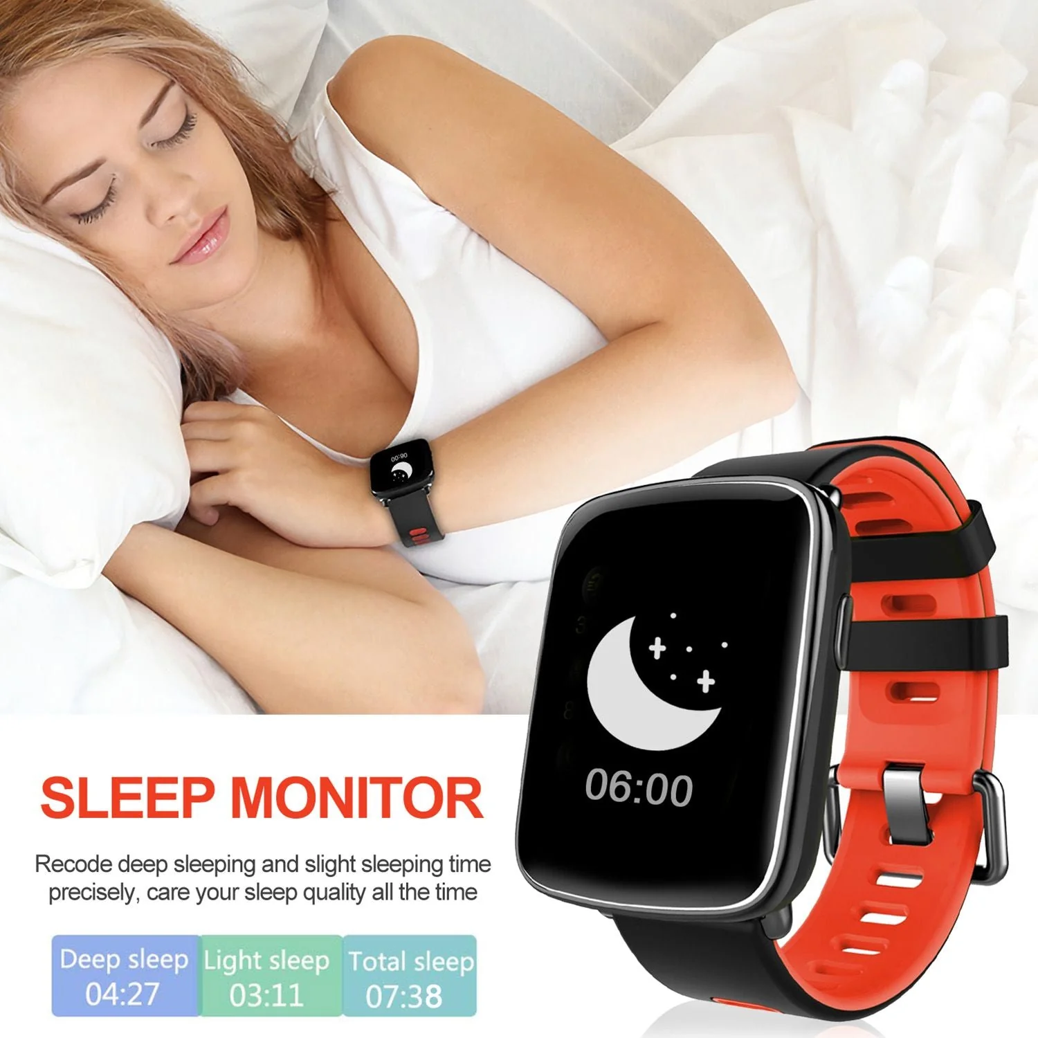 Smartwatch Fitness Tracker 1.54'' Color Screen IP68 Waterproof Activity Tracker - Image 17