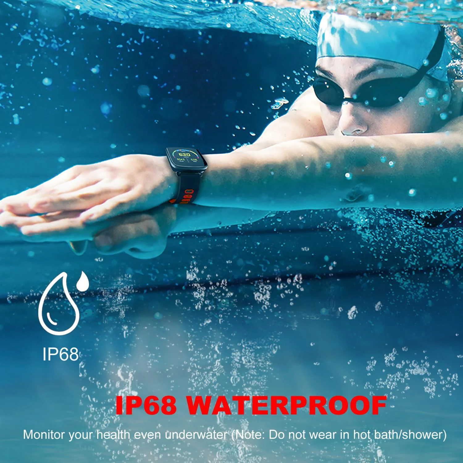 Smartwatch Fitness Tracker 1.54'' Color Screen IP68 Waterproof Activity Tracker - Image 18