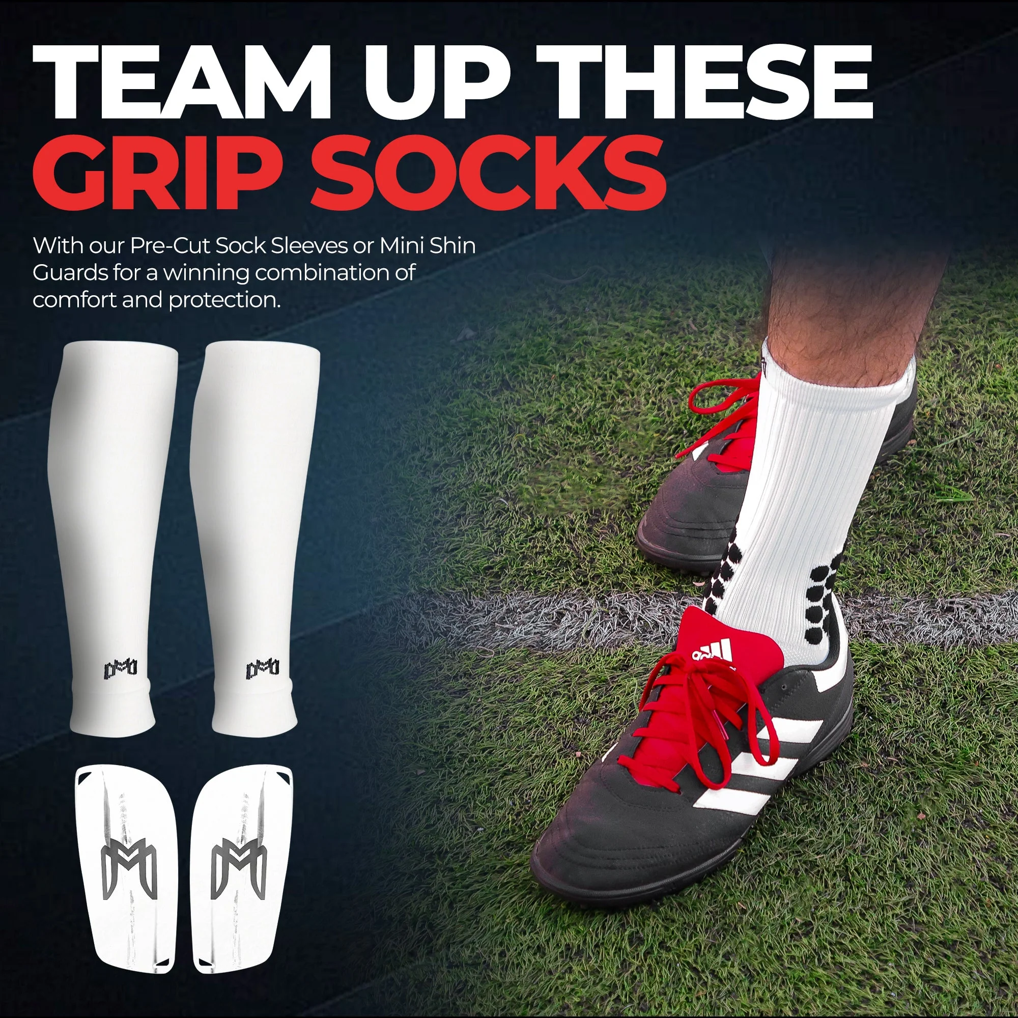 Soccer Grip Socks with Cushioned Ankle Protection - Image 7