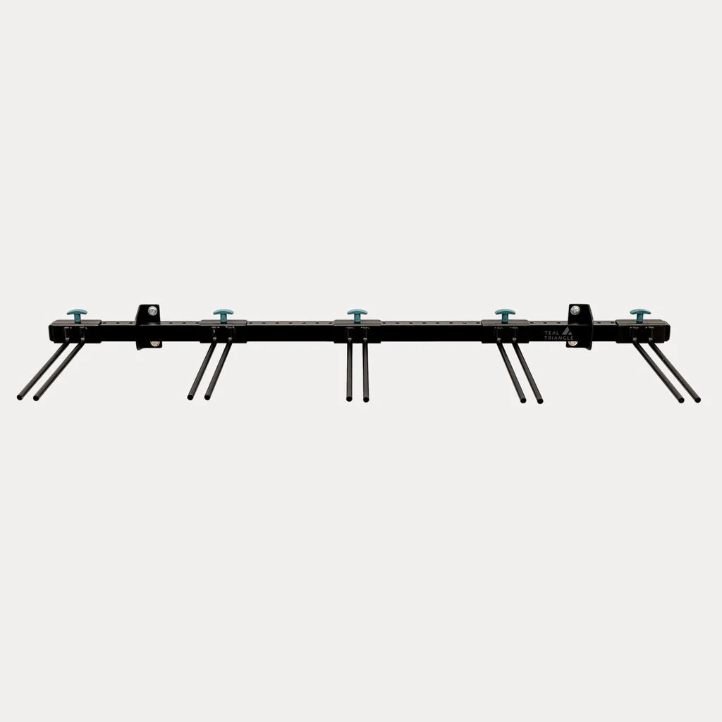 Solitude Ski Rack | Adjustable Wall Storage System | Holds 10 Pairs of Skis - Image 2