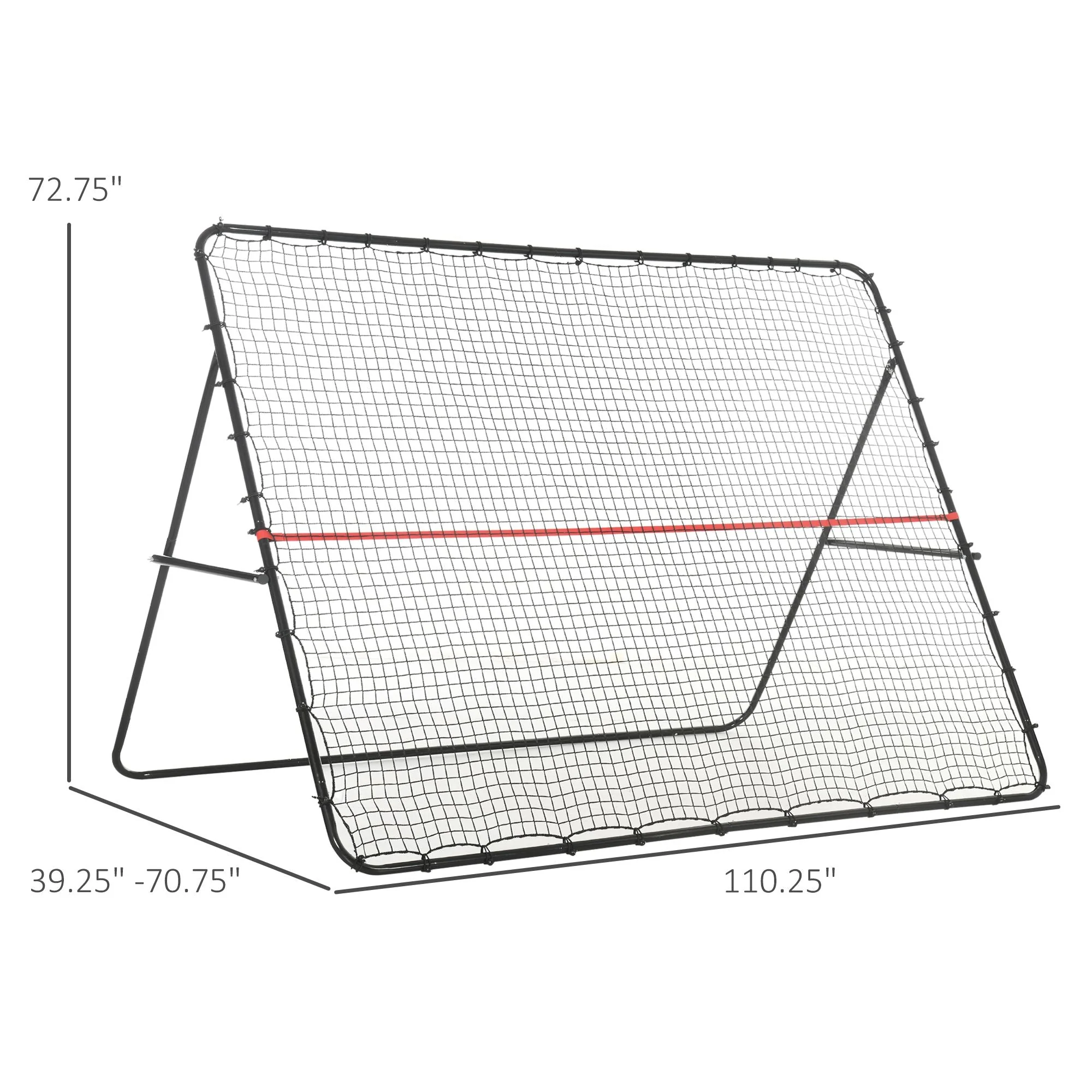 Adjustable Foldable Multi-Sport Training Rebounder Net - Image 2