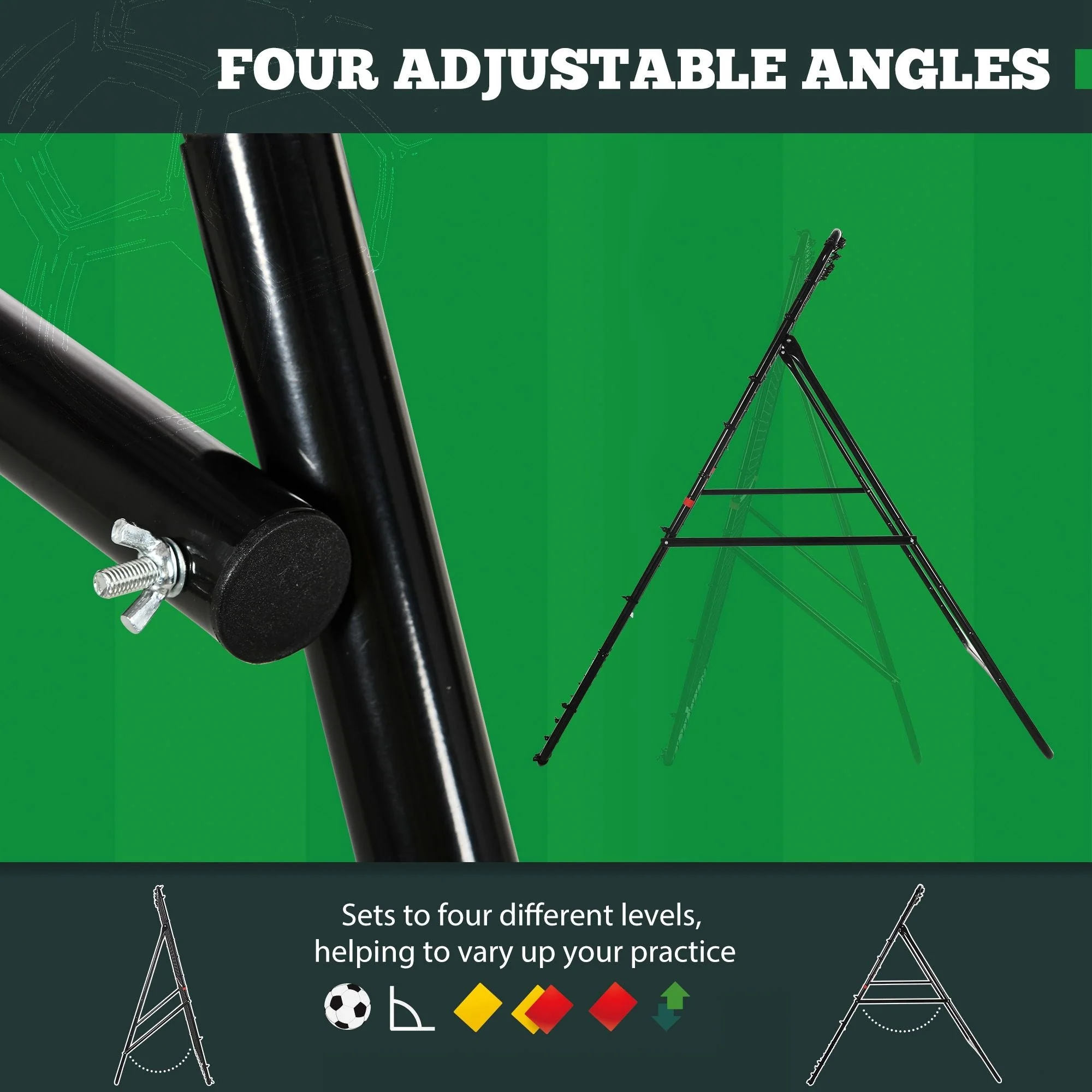 Adjustable Foldable Multi-Sport Training Rebounder Net - Image 4