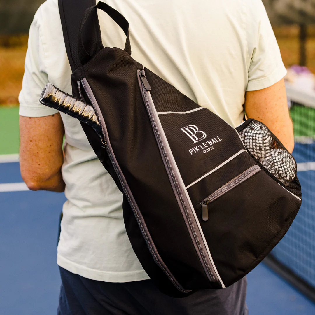 Sporty Sling Grey Pickleball Bag - Image 2