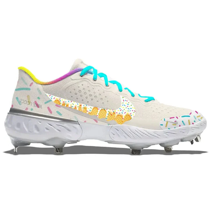 "Sprinkles" Nike Alpha Huarache Elite 3 Low Cleats