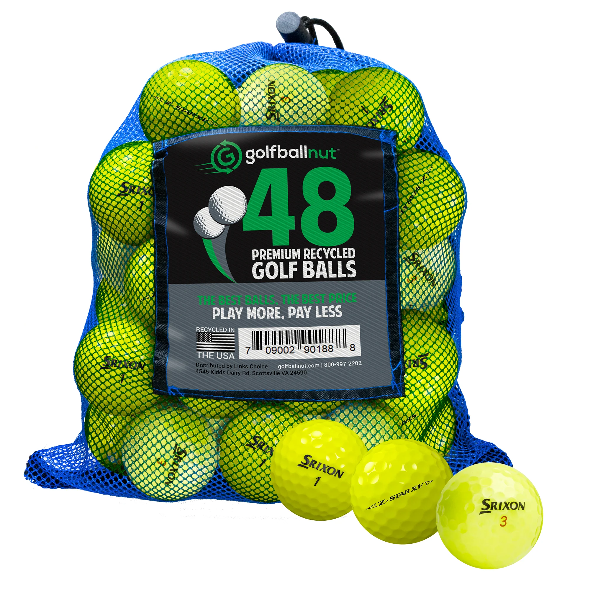 Srixon Z Series Mix Premium Used Golf Balls in Eco-Friendly Bulk Mesh Bags - Image 5