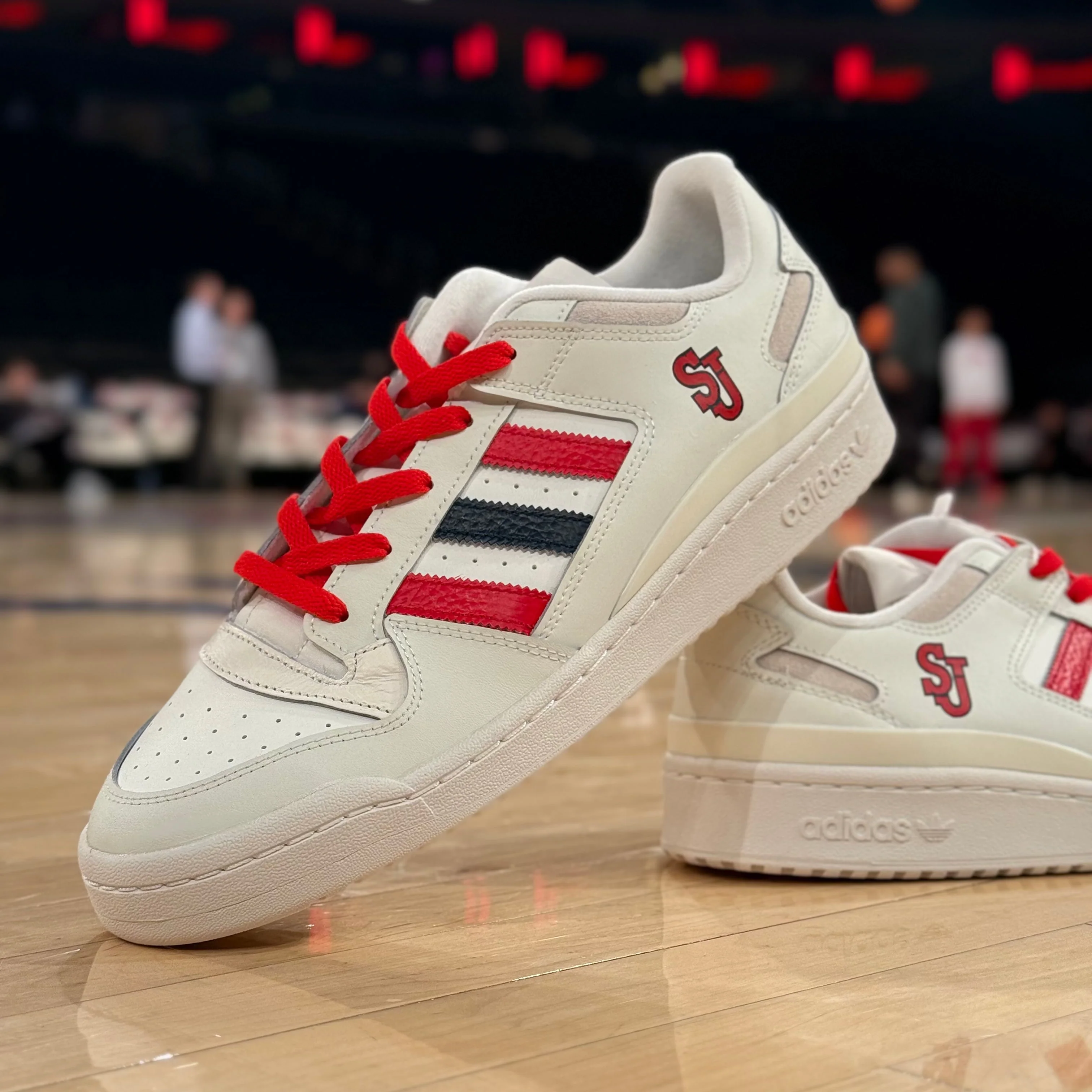 "St. John's" Adidas Forum Low Classic Shoes (Edition 1) - Image 3