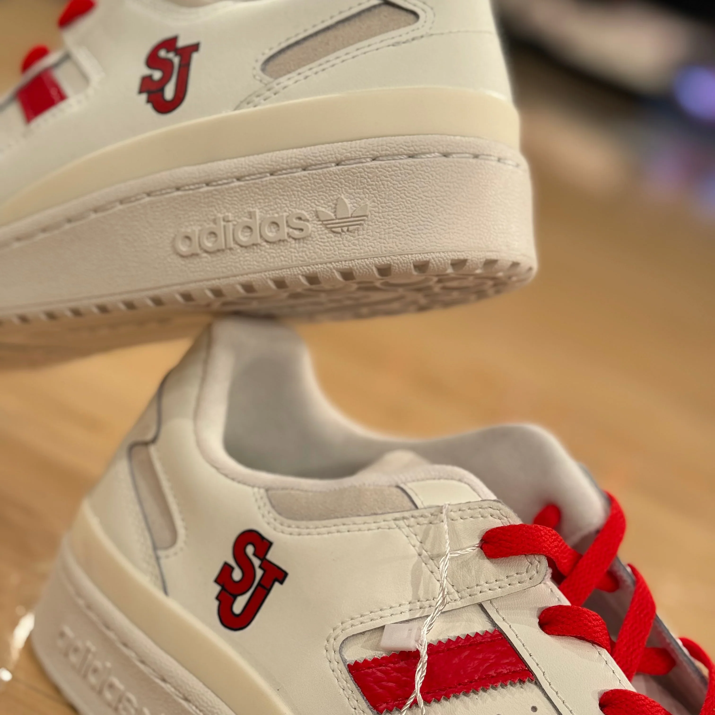 "St. John's" Adidas Forum Low Classic Shoes (Edition 1) - Image 4