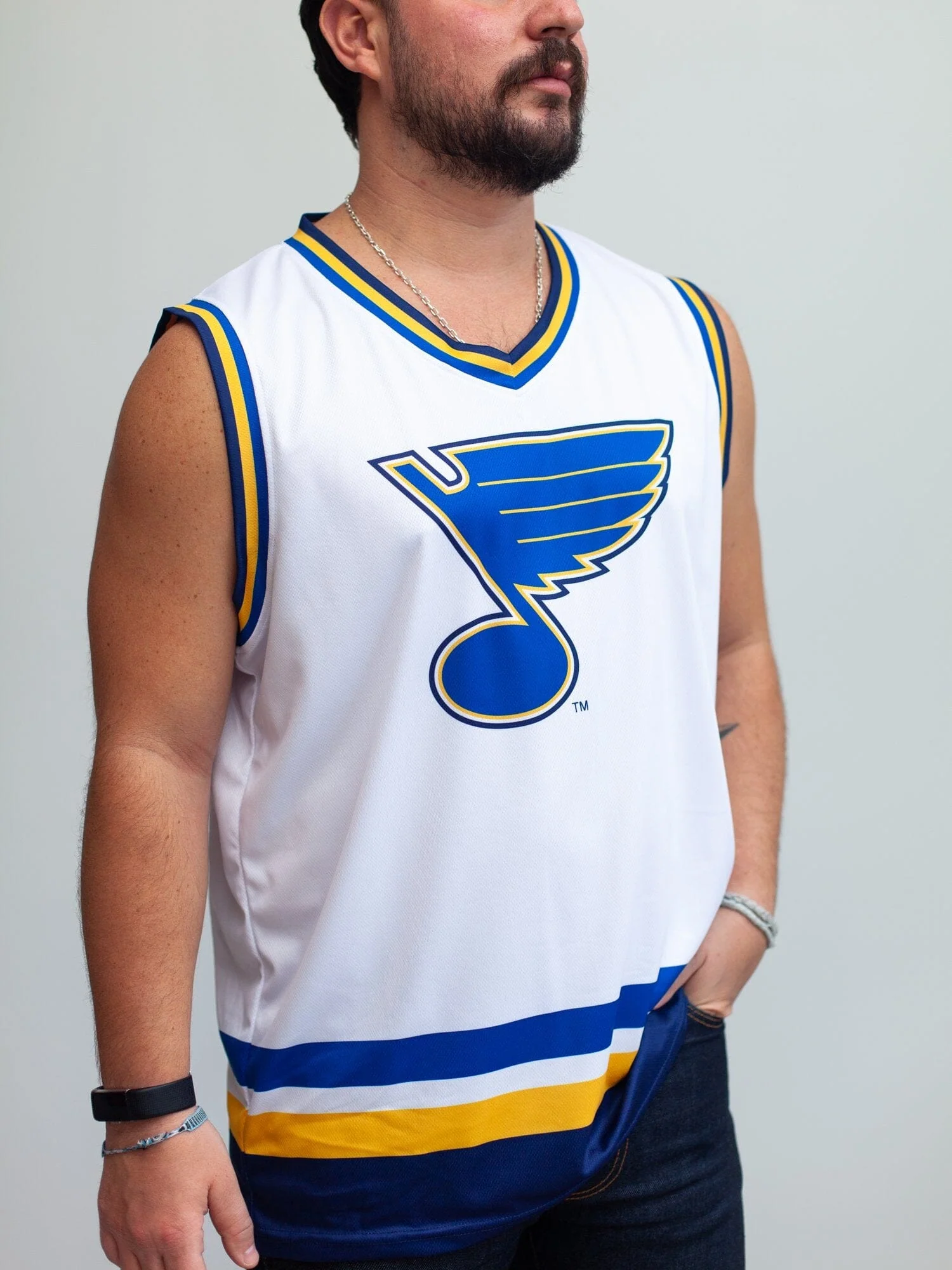 St. Louis Blues Away Hockey Tank - Image 4