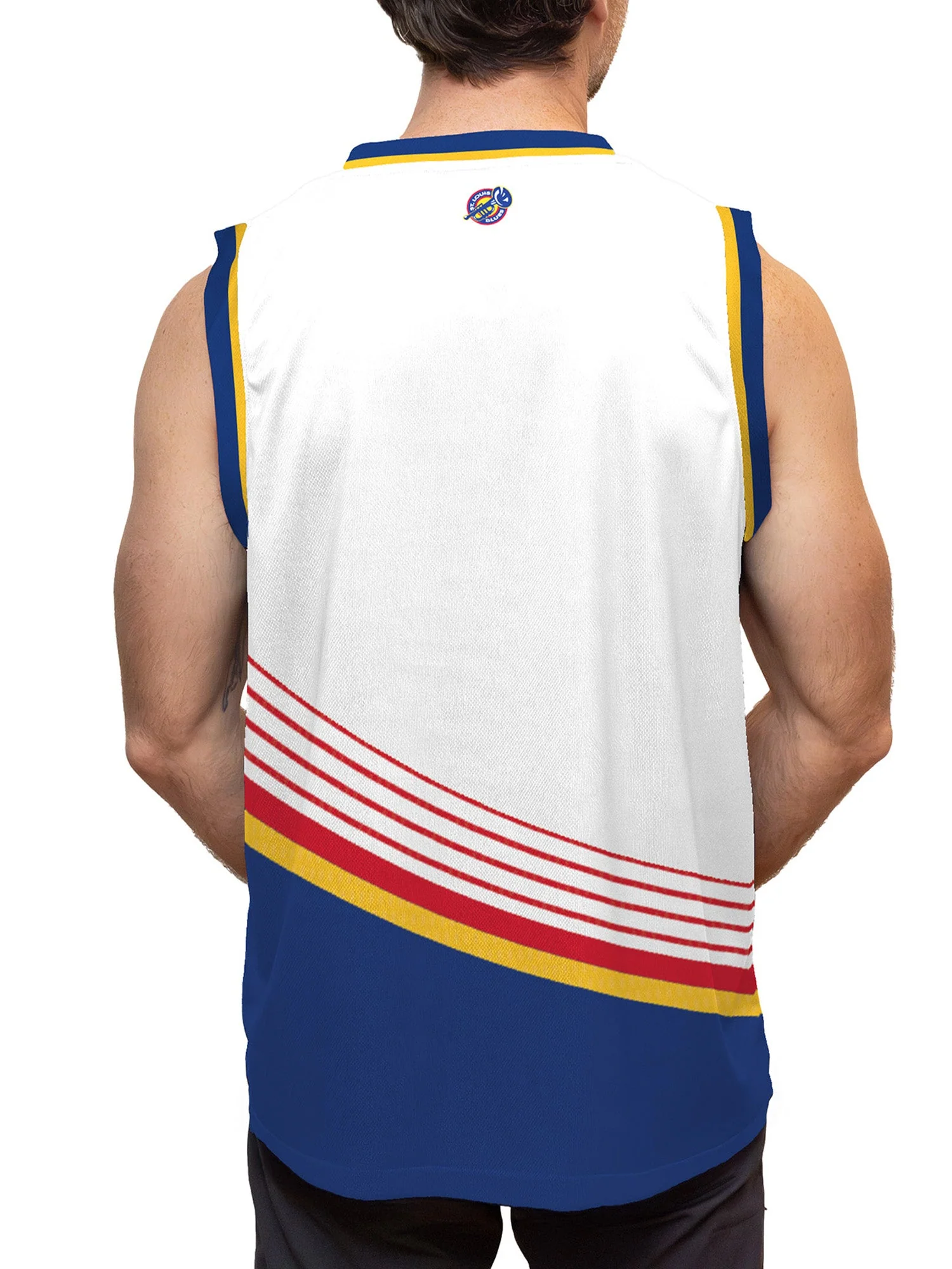 St. Louis Blues Retro White Alternate Hockey Tank - Image 2