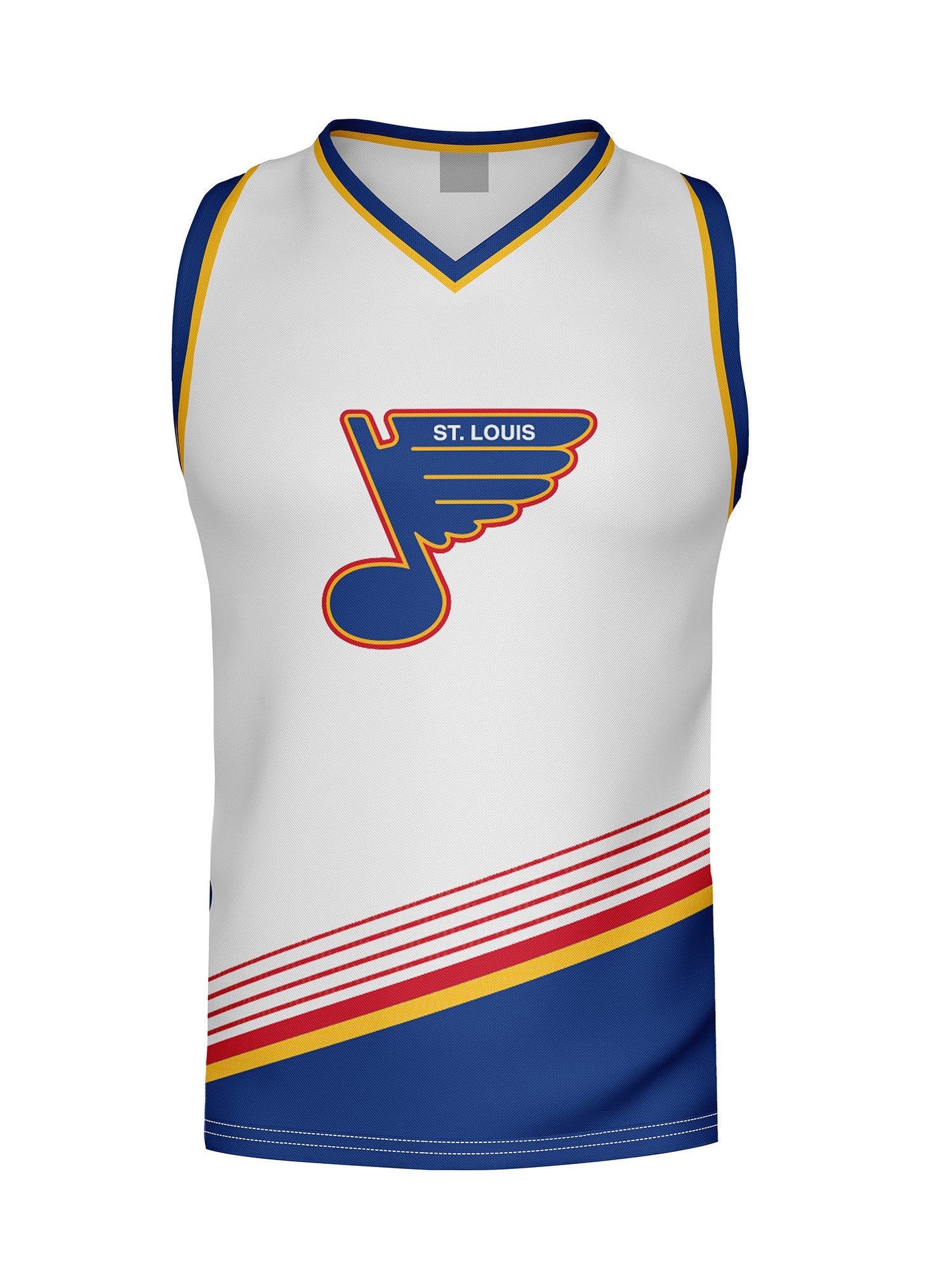 St. Louis Blues Retro White Alternate Hockey Tank - Image 4