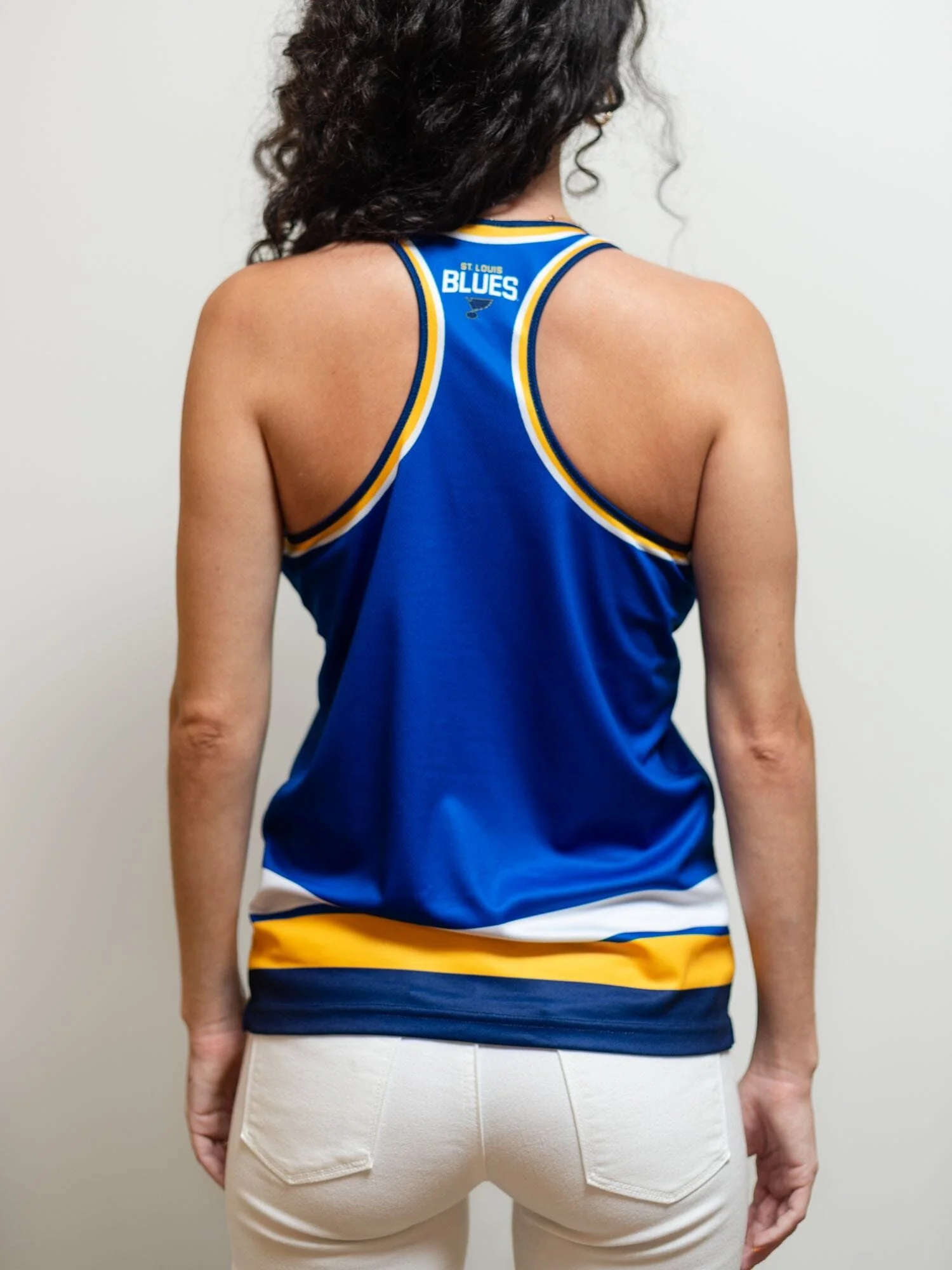 St. Louis Blues Women's Racerback Hockey Tank - Image 2