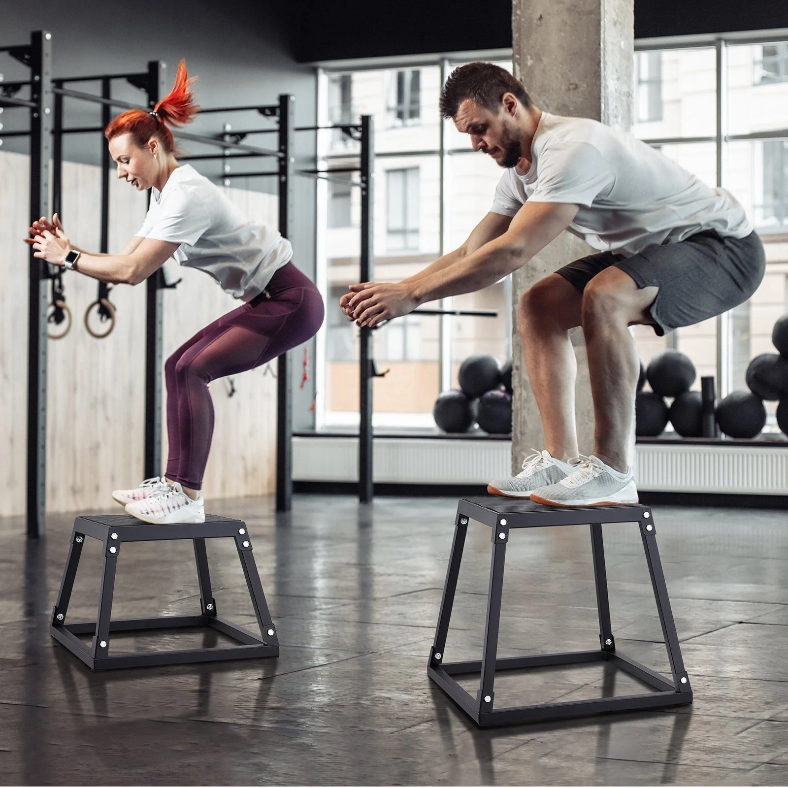 Steel 12 Inch Plyometric Jump Box for Agility Training - Image 8