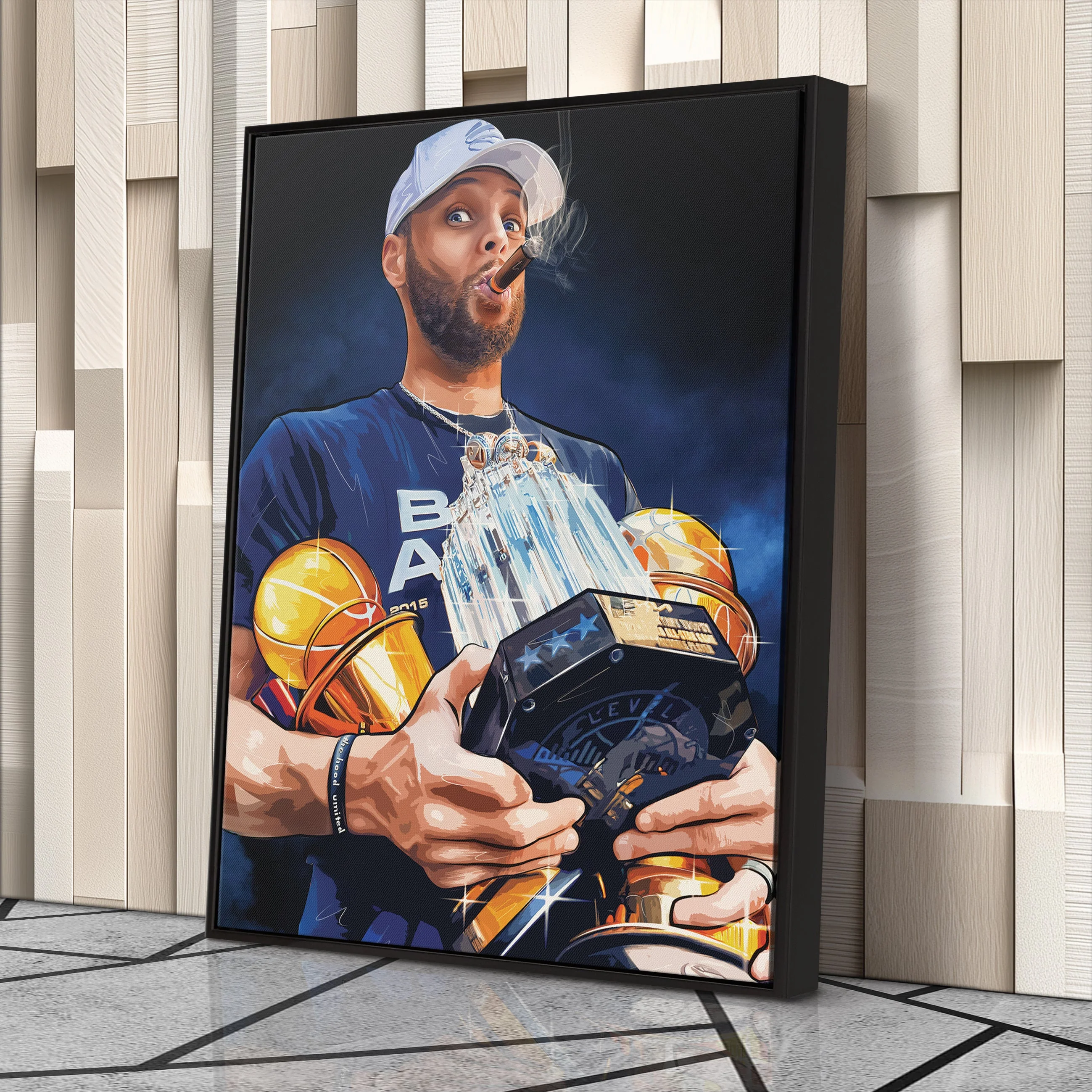 NBA Stephen Curry Canvas Wall Art for Kids Decor - Image 4