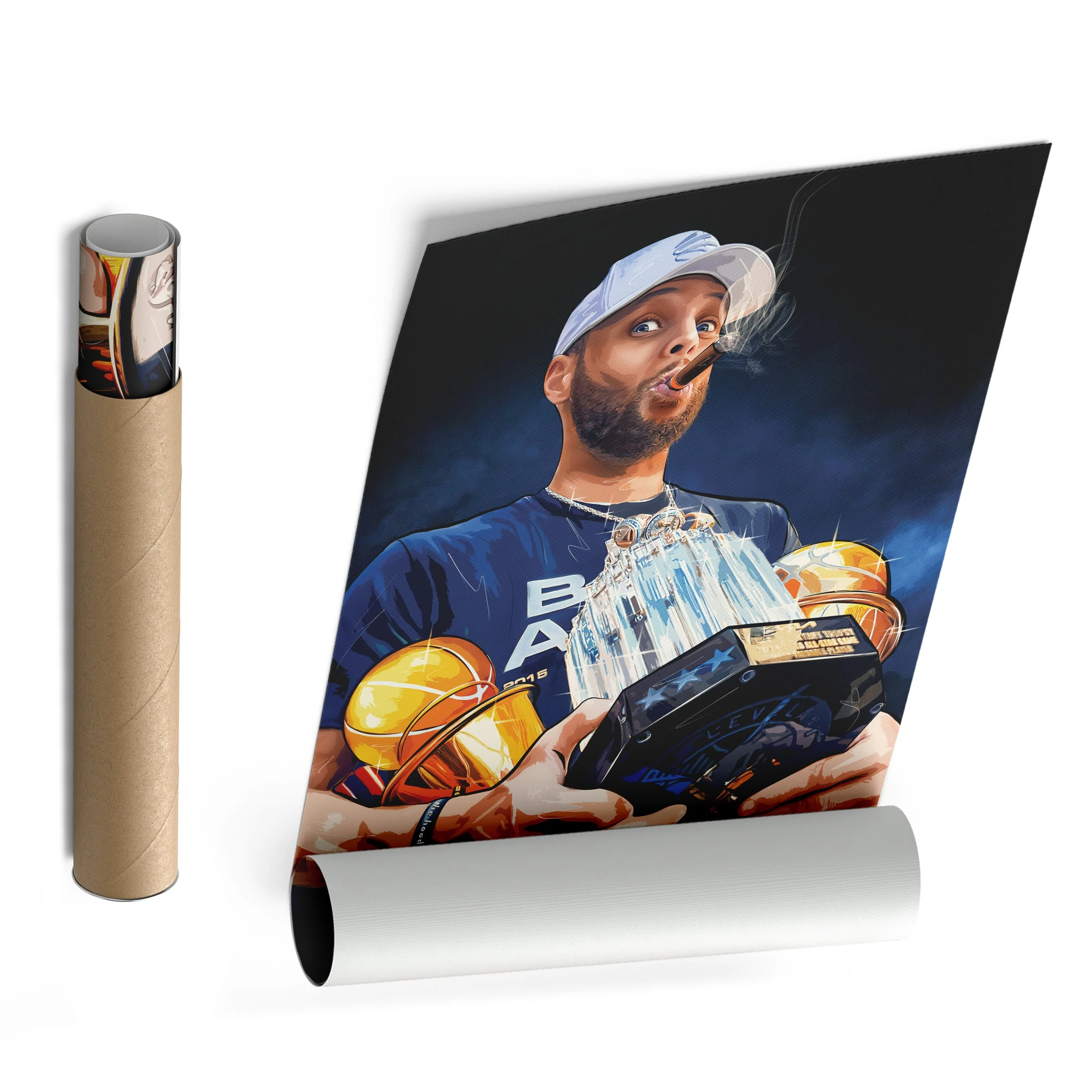 NBA Stephen Curry Canvas Wall Art for Kids Decor - Image 8