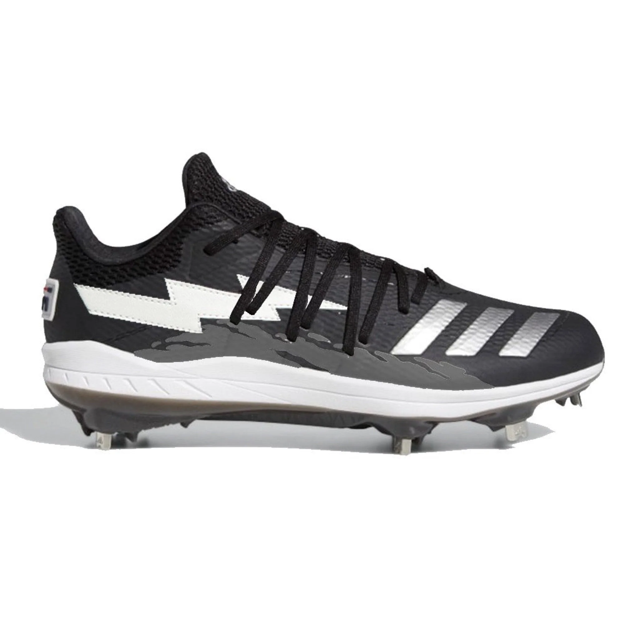 "Storm Black" Adidas Afterburner 6.0 Speed Trap Cleats