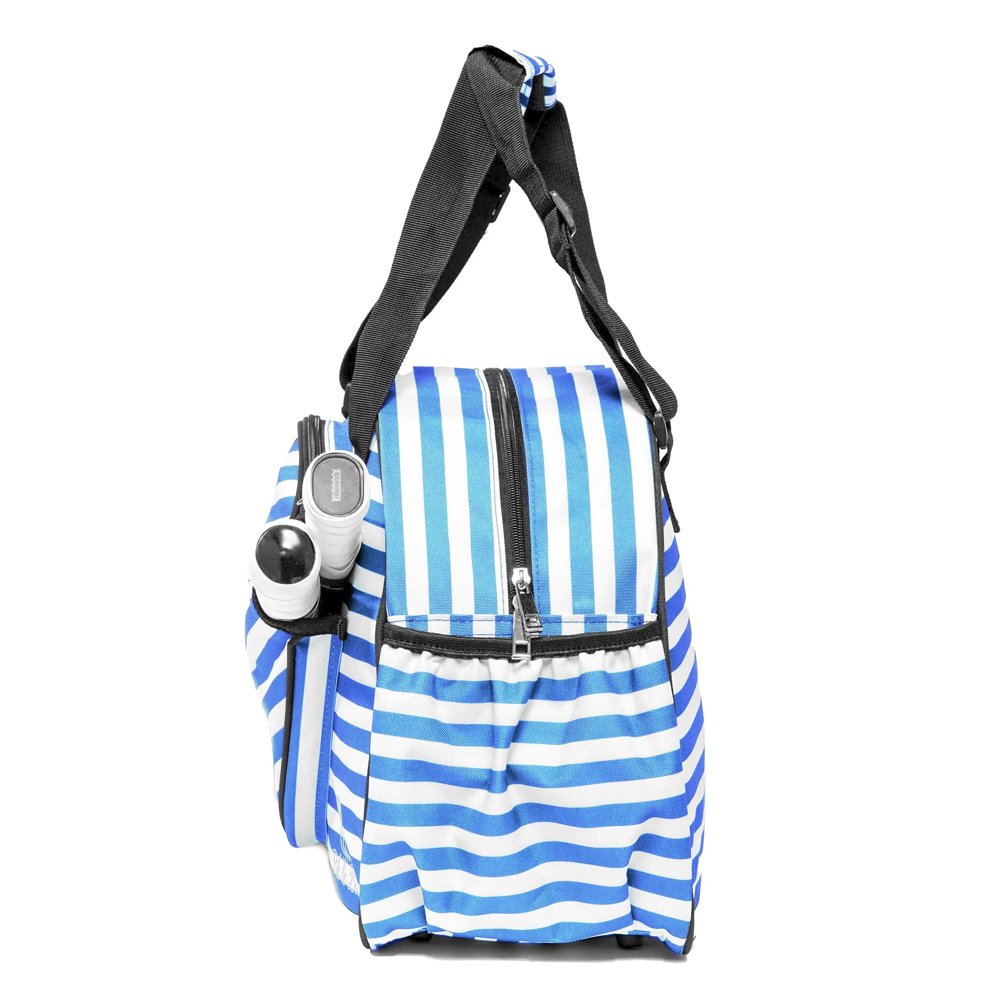 Stylish Stripe Blue Premium Women's Pickleball Bag - Image 5