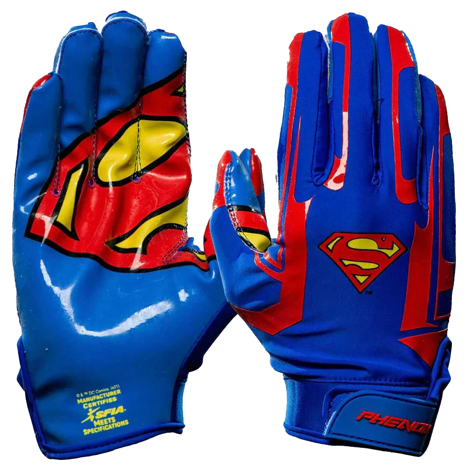 Superman Football Gloves VPS1