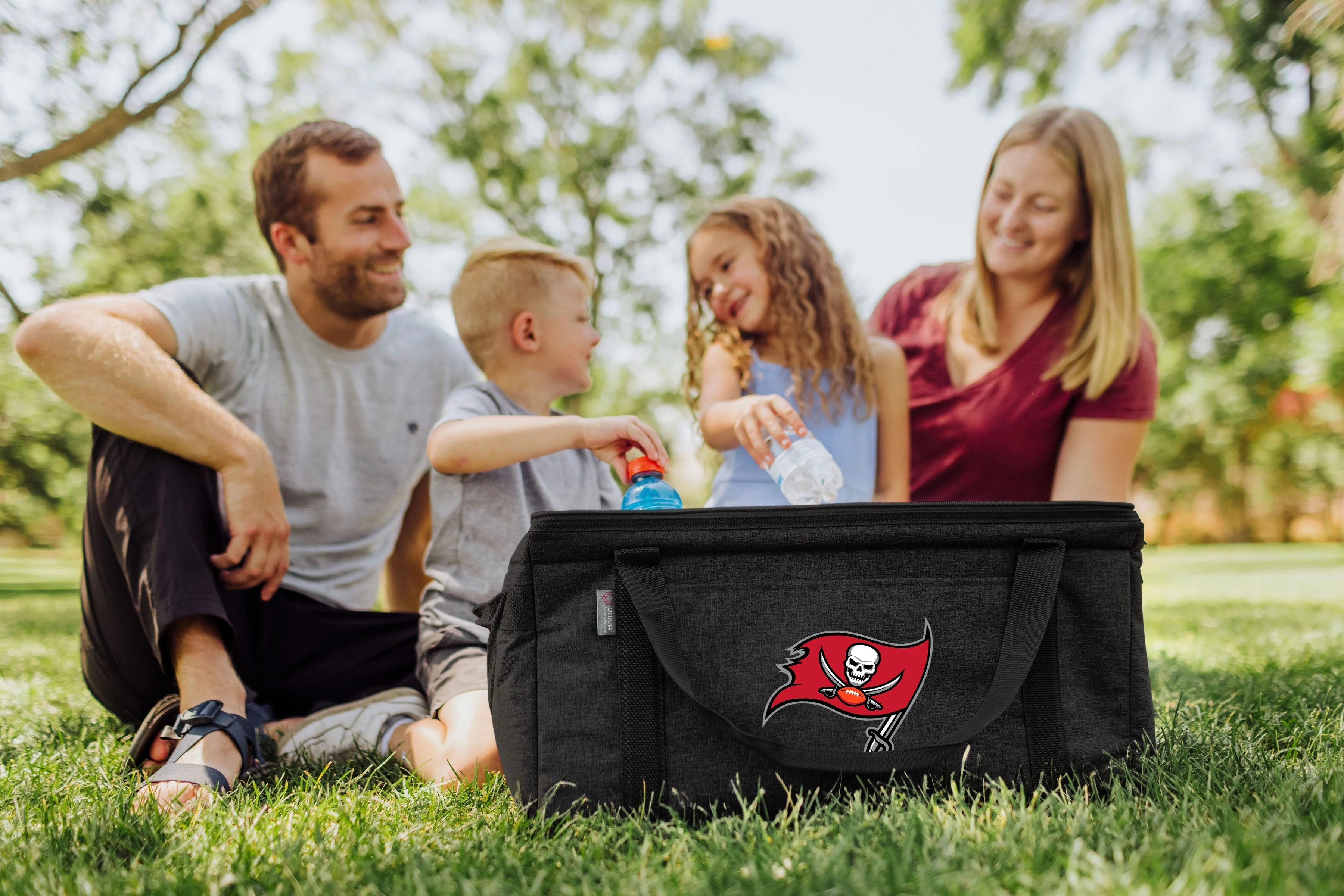 Tampa Bay Buccaneers 64 Can Collapsible Cooler - Image 2